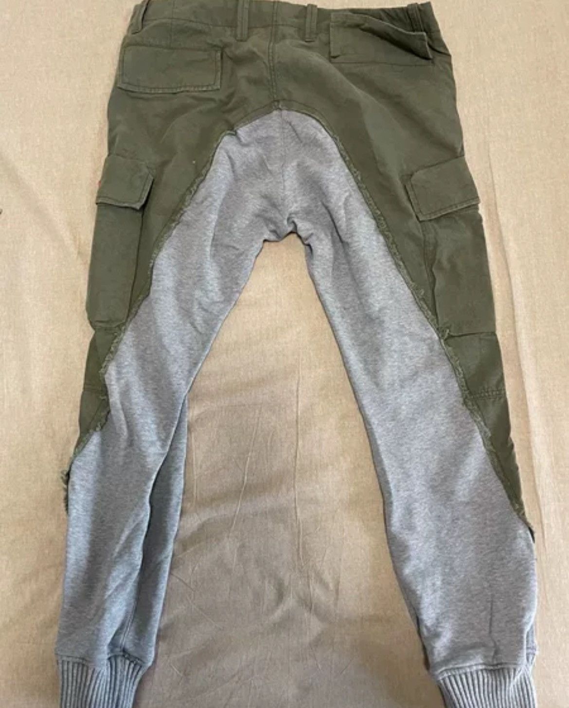 Greg Lauren GREG LAUREN color blocked drawstring pants - DMC-2508 Size US 36 / EU 52 - 2 Thumbnail