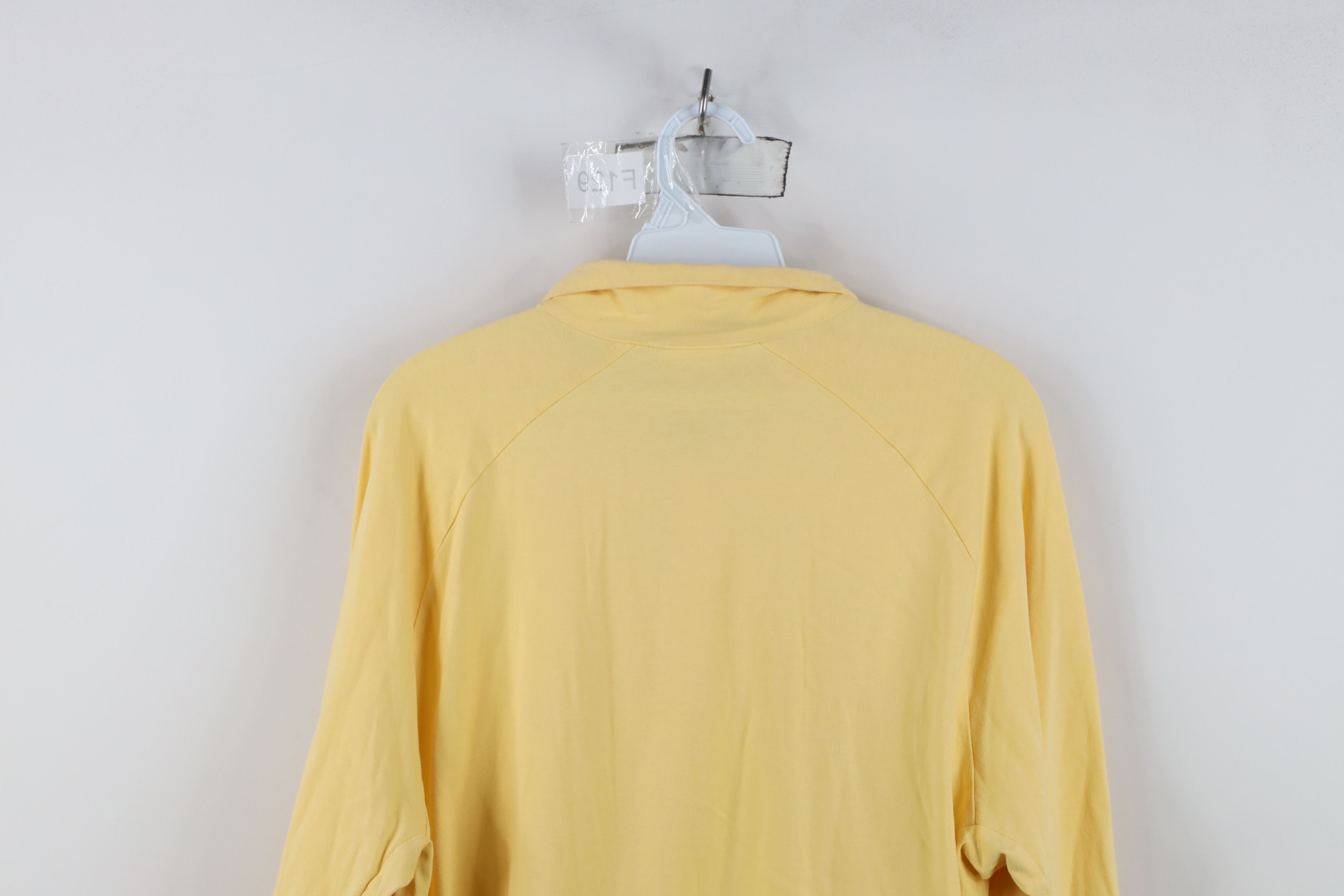 Brooks Brothers Vintage Brooks Brothers Knit Long Sleeve Rugby Polo Yellow Size US L / EU 52-54 / 3 - 12 Thumbnail