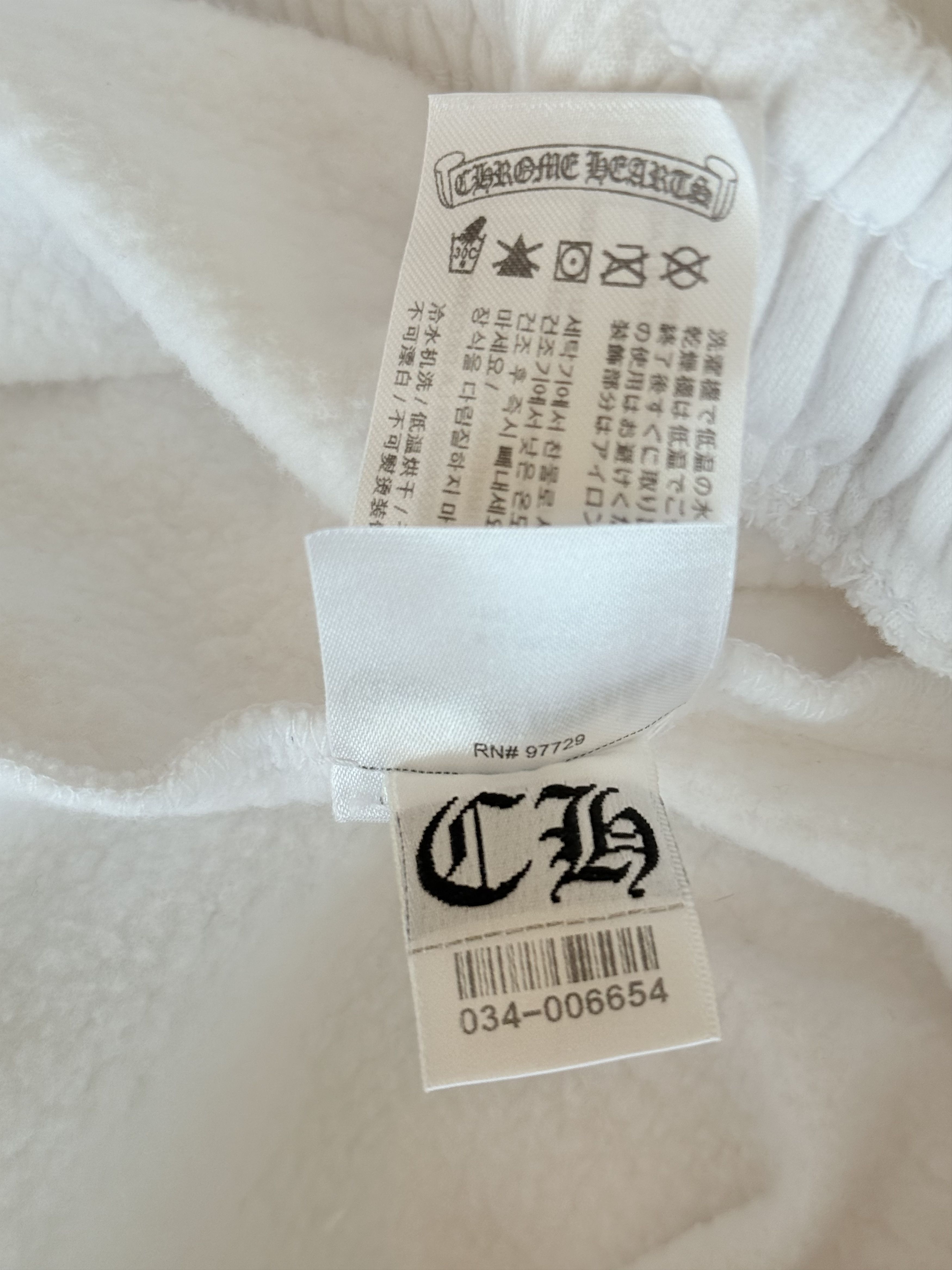 Chrome Hearts Chrome Hearts White & Blue Horseshoe Logo Sweatpants Size US 34 / EU 50 - 6 Thumbnail