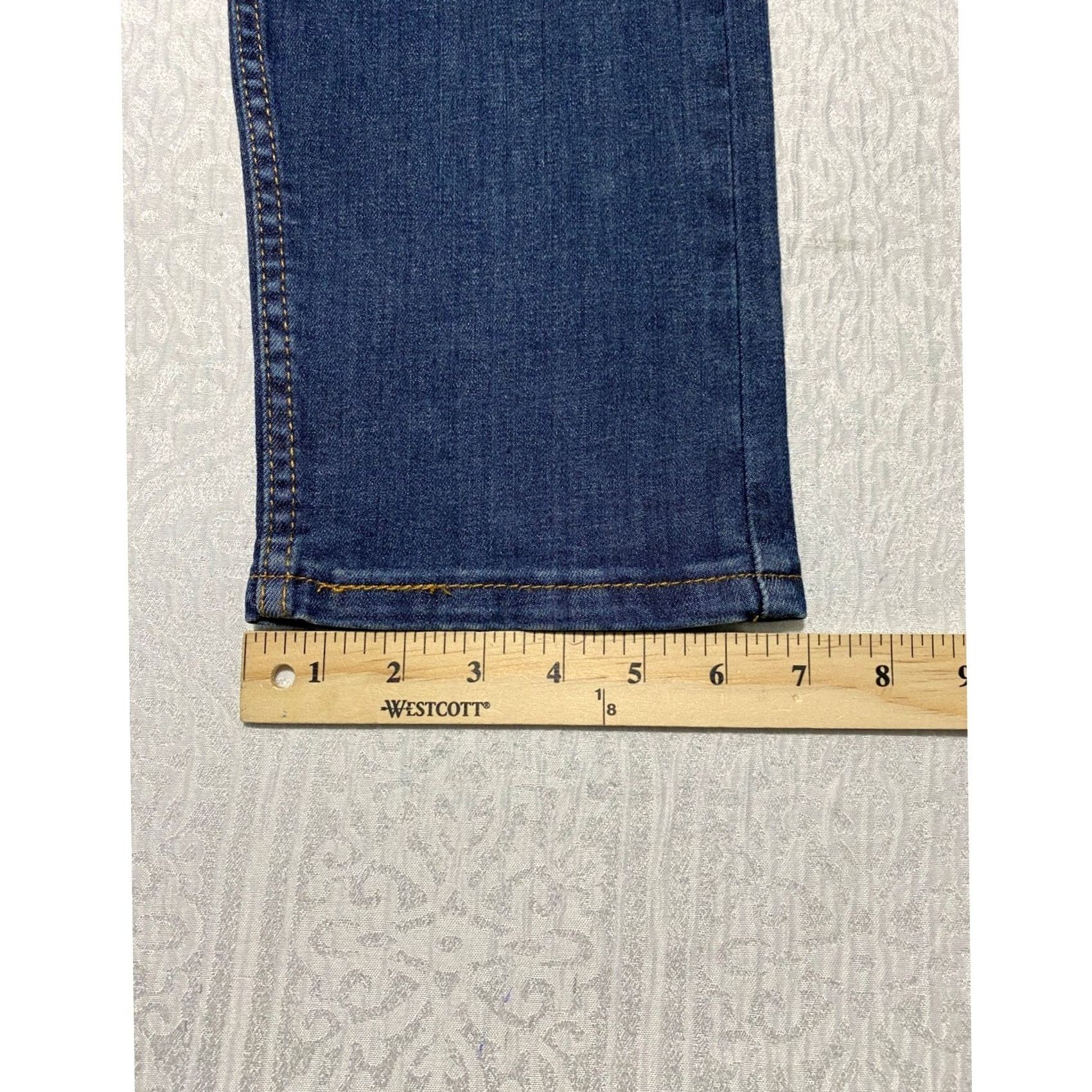 Levi's Levi's Jeans 512 Slim Taper 36x32 Dark Wash Blue Flex Stretch Denim 5-Pocket Mens Size US 36 / EU 52 - 6 Thumbnail