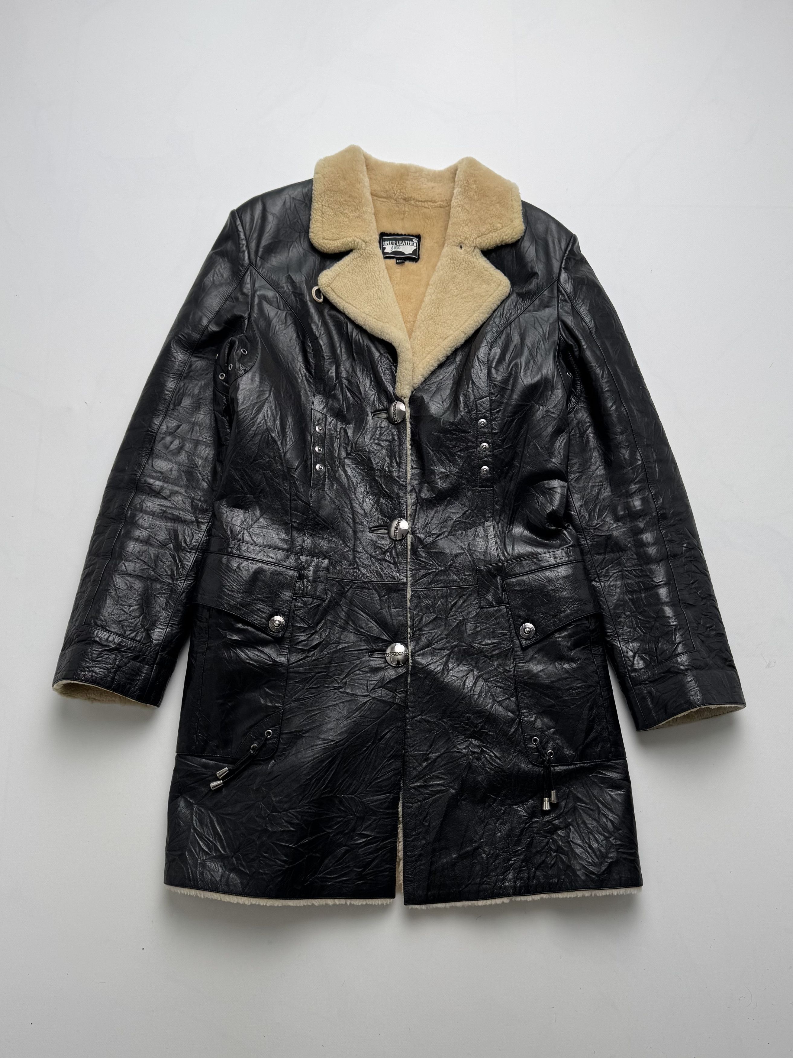 Vintage Vintage Real Sheepskin Jacket B8(V411)E2 Size M / US 6-8 / IT 42-44 - 1 Thumbnail
