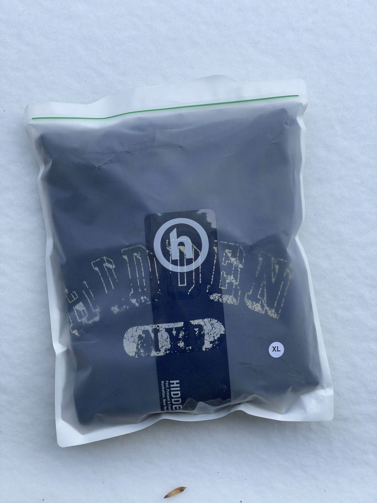 HIDDEN Size XL - Hidden NY Thrashed TECH Hoodie Washed Slate Size US XL / EU 56 / 4 - 8 Thumbnail