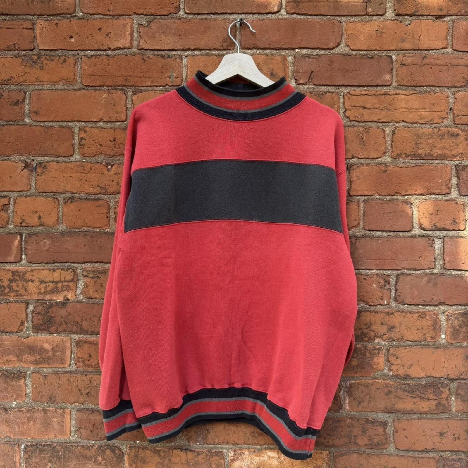 Hanes vintage Hanes signature blank striped crewneck sweatshirt M Size US M / EU 48-50 / 2 - 3 Thumbnail