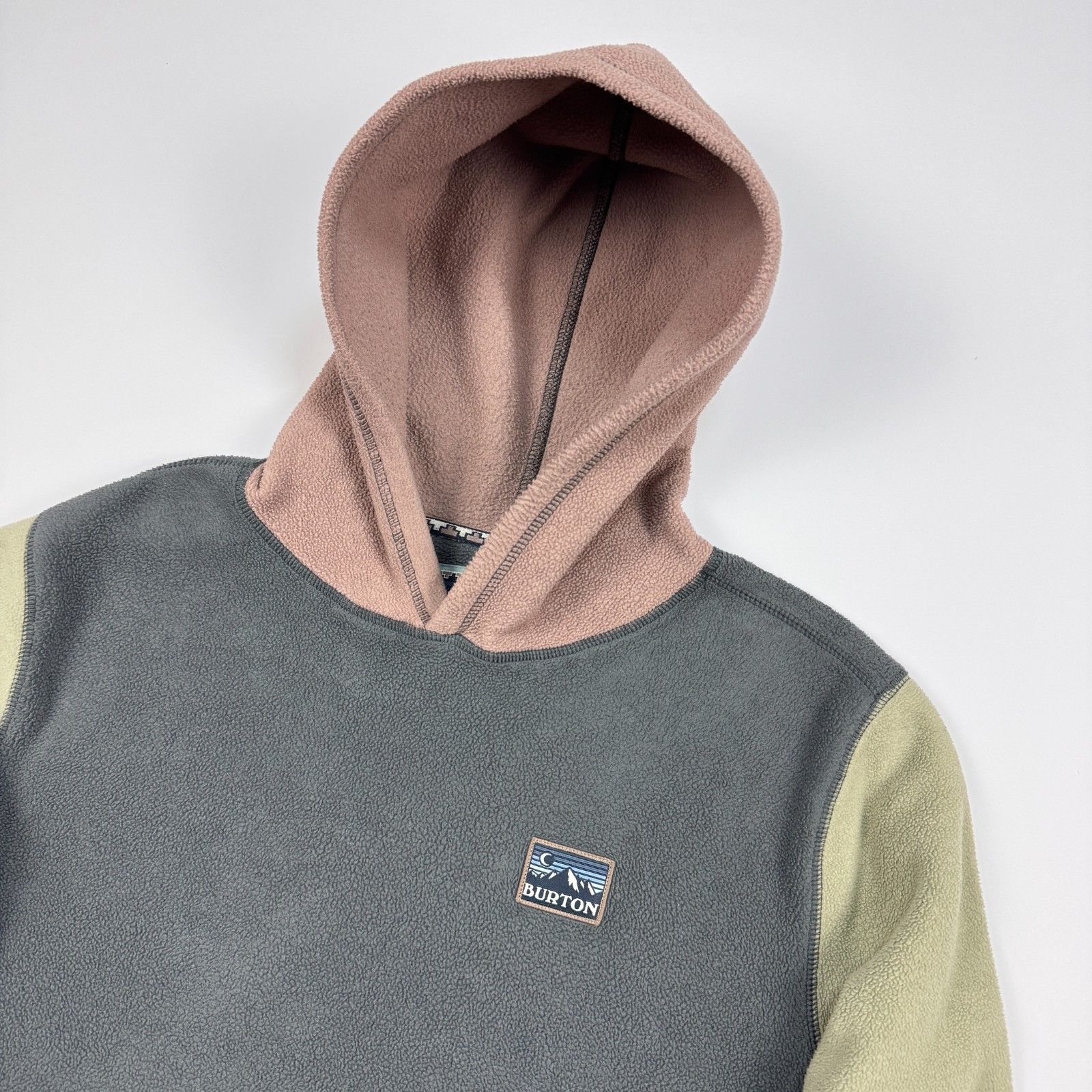 Burton Burton Fleece Hoodie Colorblock Gorpcore Size US M / EU 48-50 / 2 - 2 Thumbnail