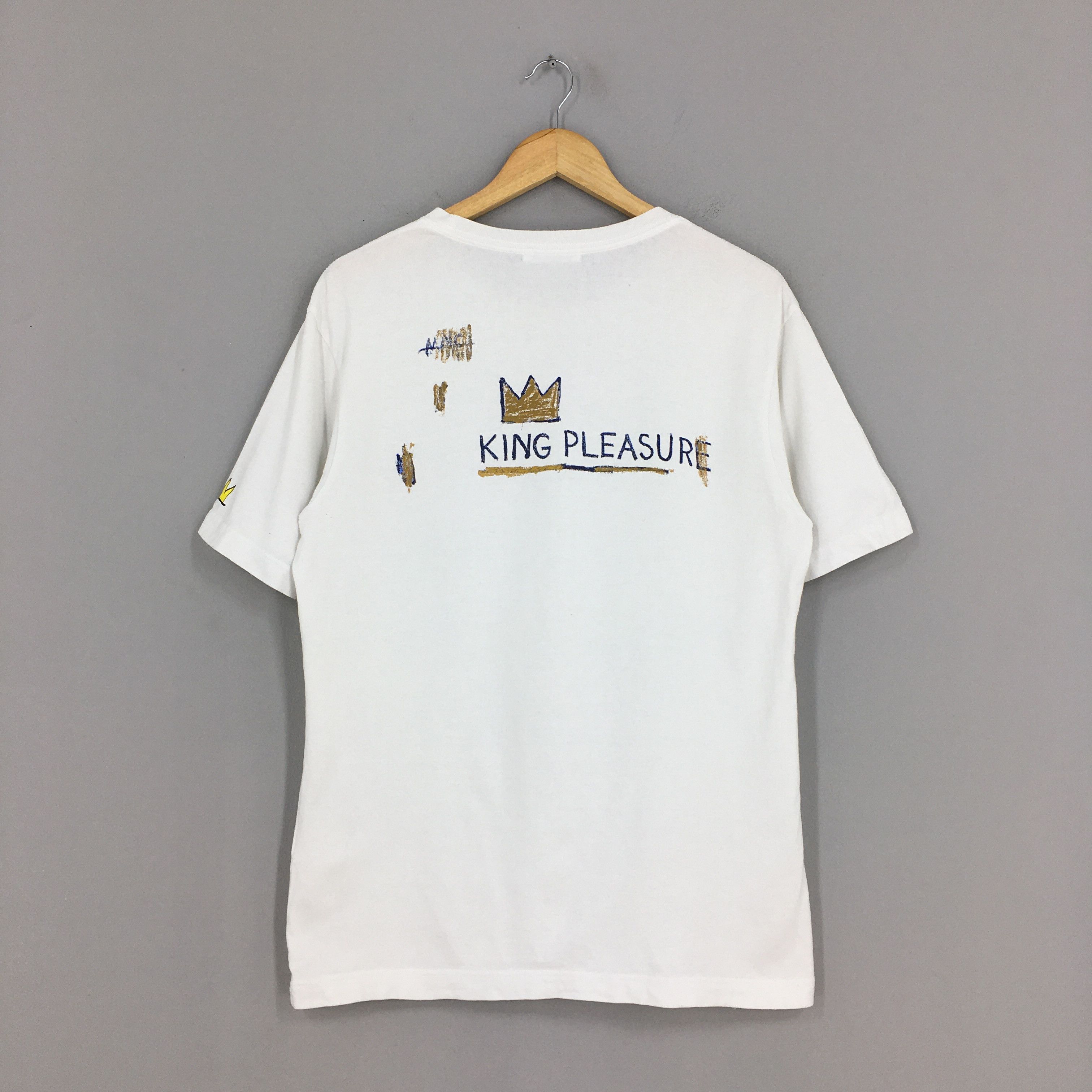 image of Jmb King Pleasure Pop Art Tshirt in White, Men's (Size Medium)