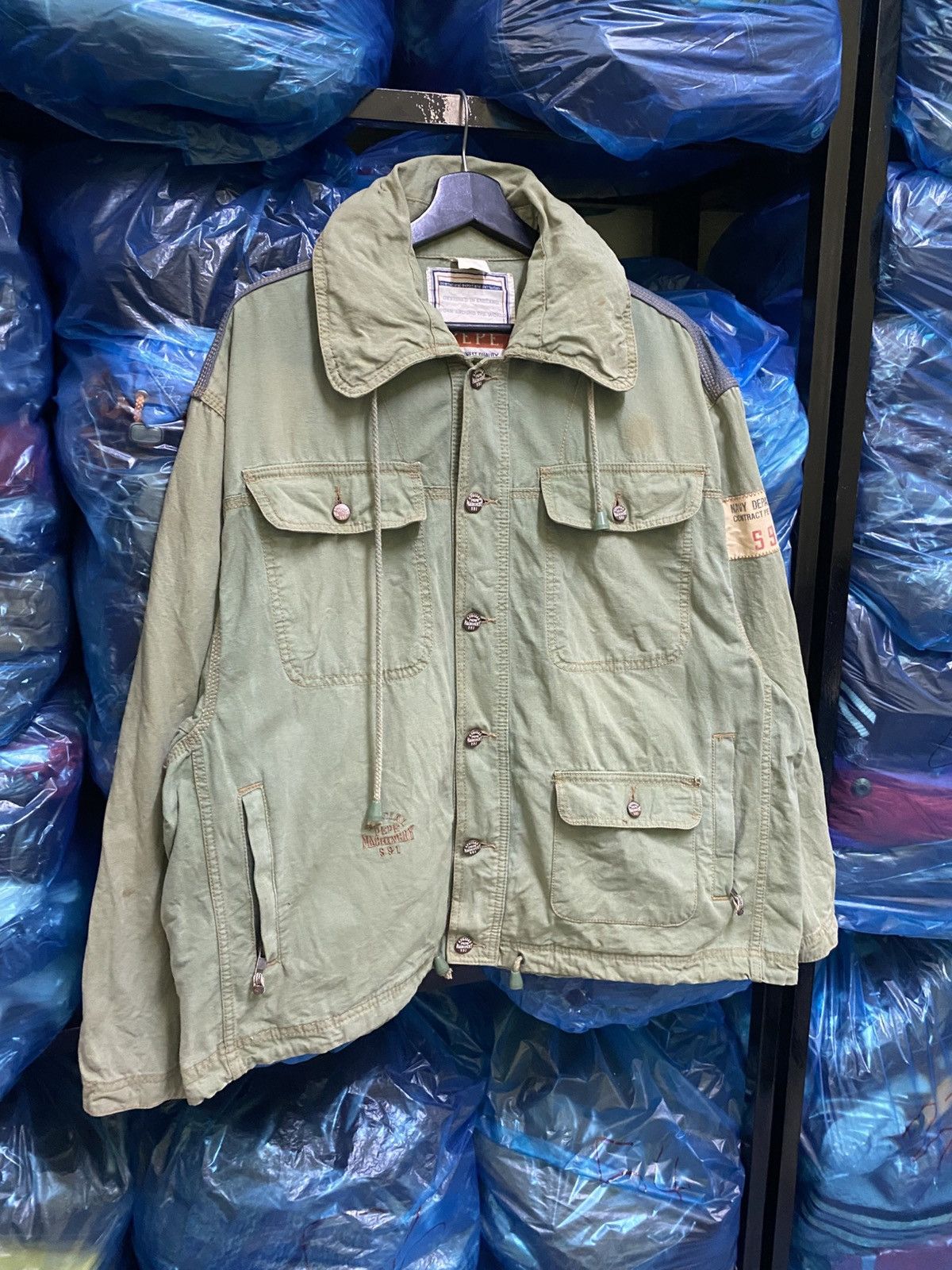 Vintage VINTAGE PEPE NAVY DEPARTMENT WORKER JACKET Size US M / EU 48-50 / 2 - 3 Thumbnail