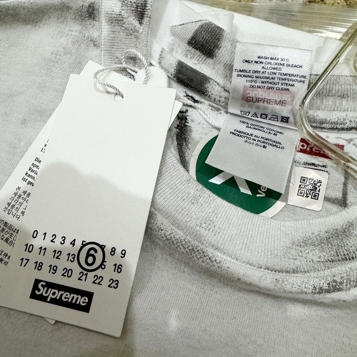Maison Margiela × Supreme SUPREME X MAISON MARGIELA 'MM6 Box Logo' S/S '24 Tee NEW! Size US M / EU 48-50 / 2 - 9 Thumbnail