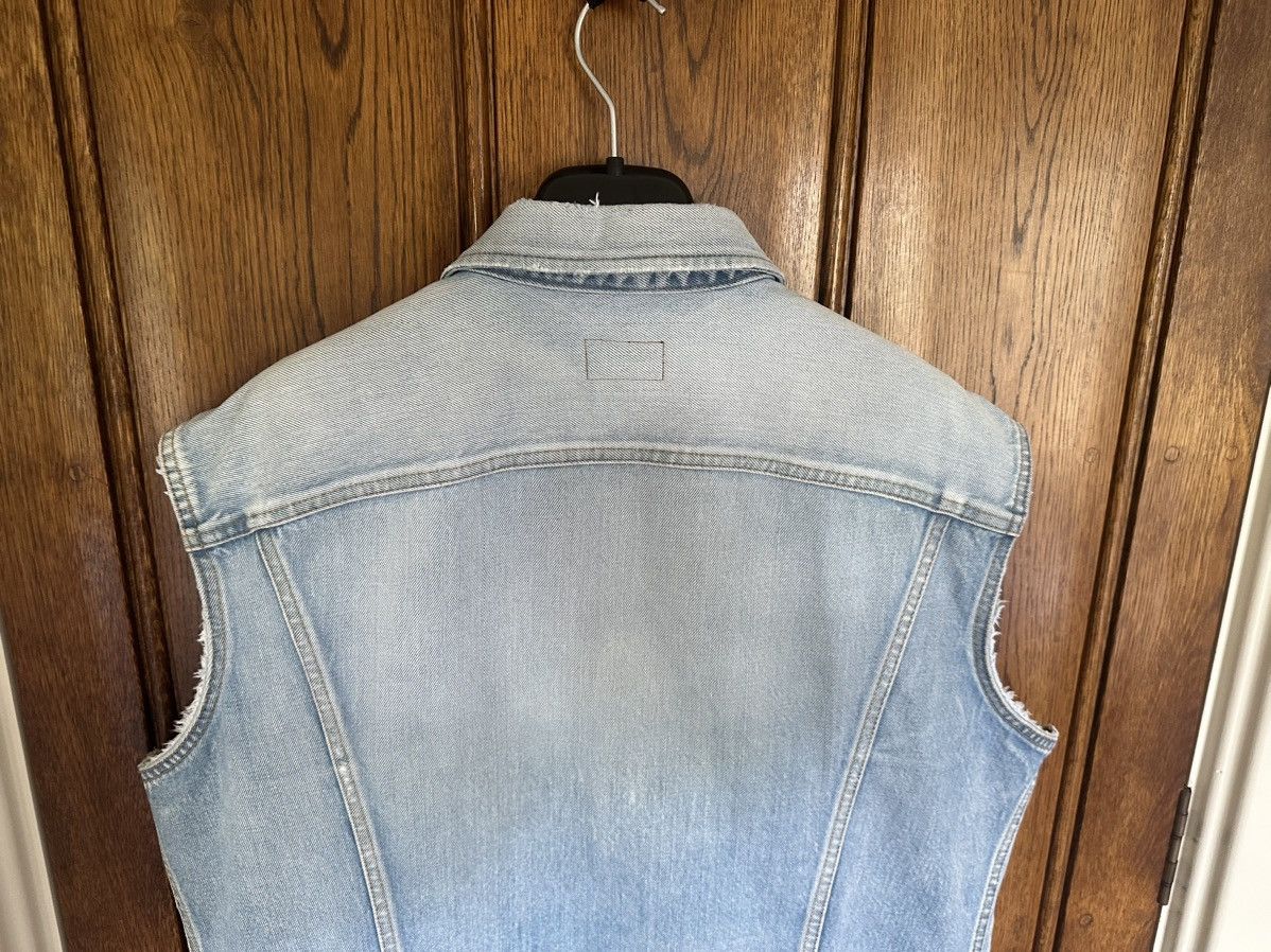Saint Laurent Paris Ss16 Surf Sound Saint Laurent grail sleeveless denim jacket Size US XL / EU 56 / 4 - 21 Thumbnail