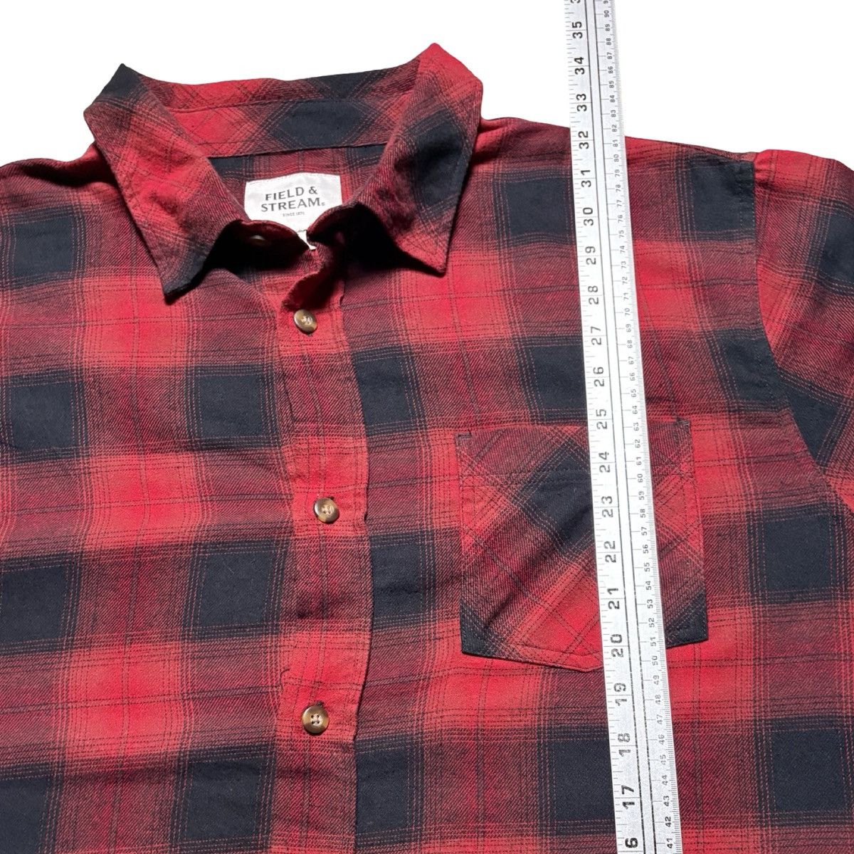 Other Field Stream Shirt Mens 2XL Red Buffalo Plaid Button Flannel Size US XXL / EU 58 / 5 - 5 Thumbnail