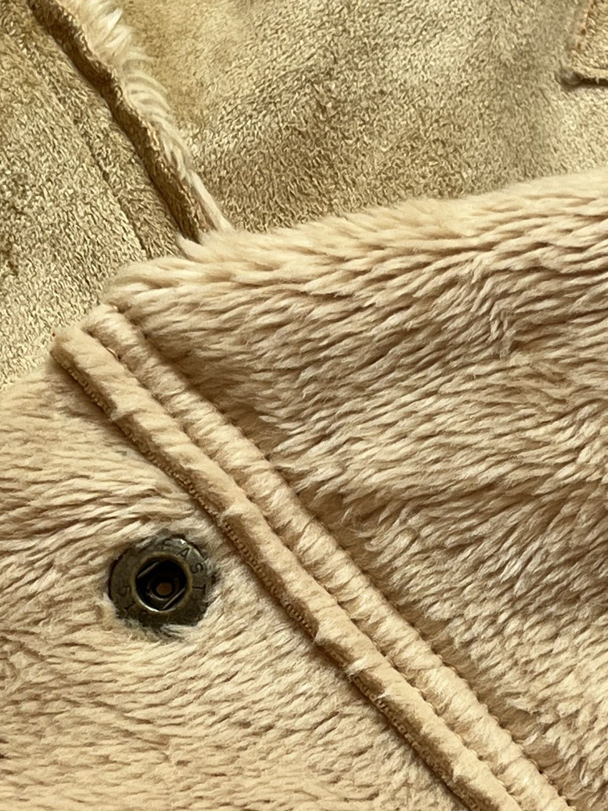 Vintage E-clat Women's Sheepskin Shearling Coat Jacket Japanese Size S / US 4 / IT 40 - 7 Thumbnail