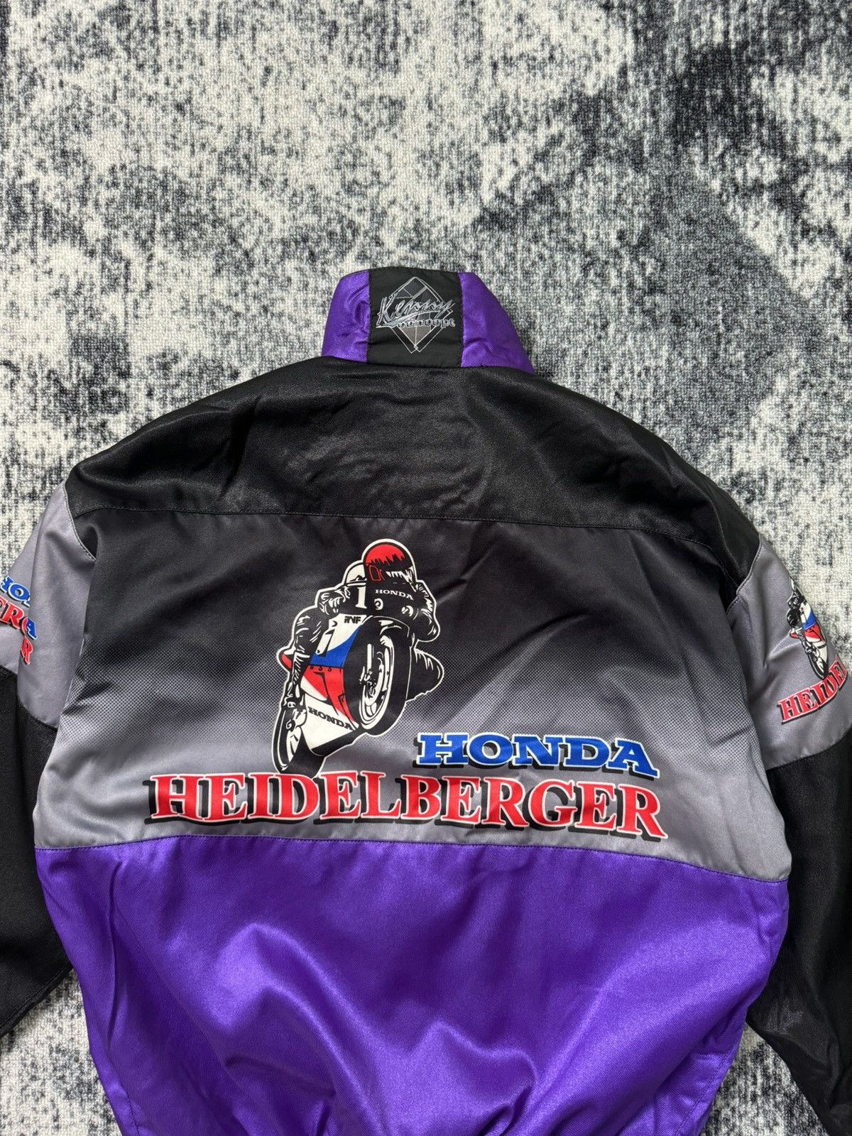 Honda Vintage Honda Racing Team Bomber Jacket Big Logo Y2K 90s Size US M / EU 48-50 / 2 - 8 Thumbnail