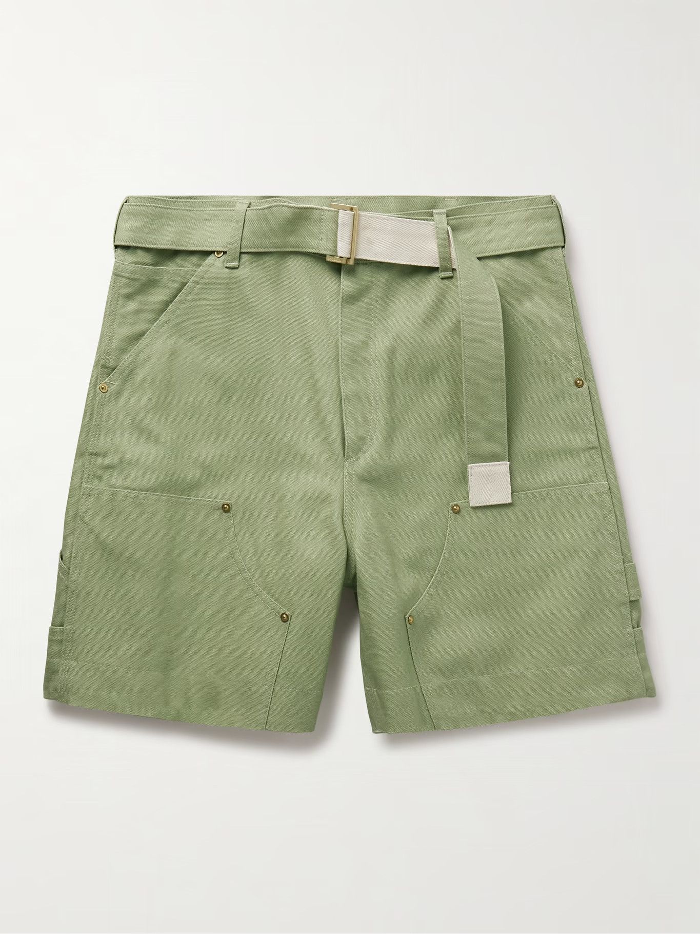 Carhartt WIP × sacai Duck Shorts GREY 2 Carhartt × Sacai SACAI Carhartt WIP Duck Shorts | Grailed