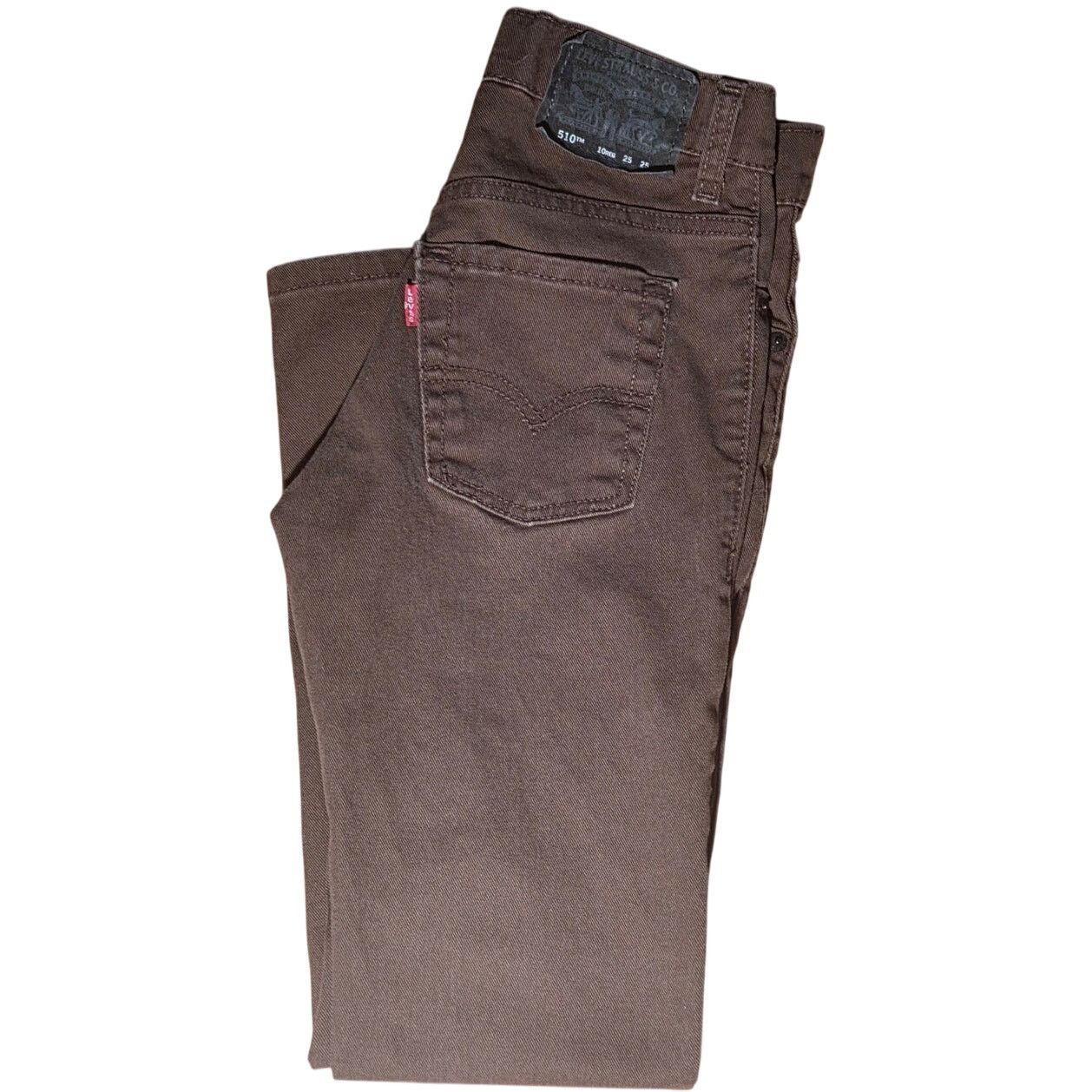 Levi's Stylish Levi's 510 Brown Slim Fit Jeans - Men's Size 25W Size US 26 / EU 42 - 2 Thumbnail