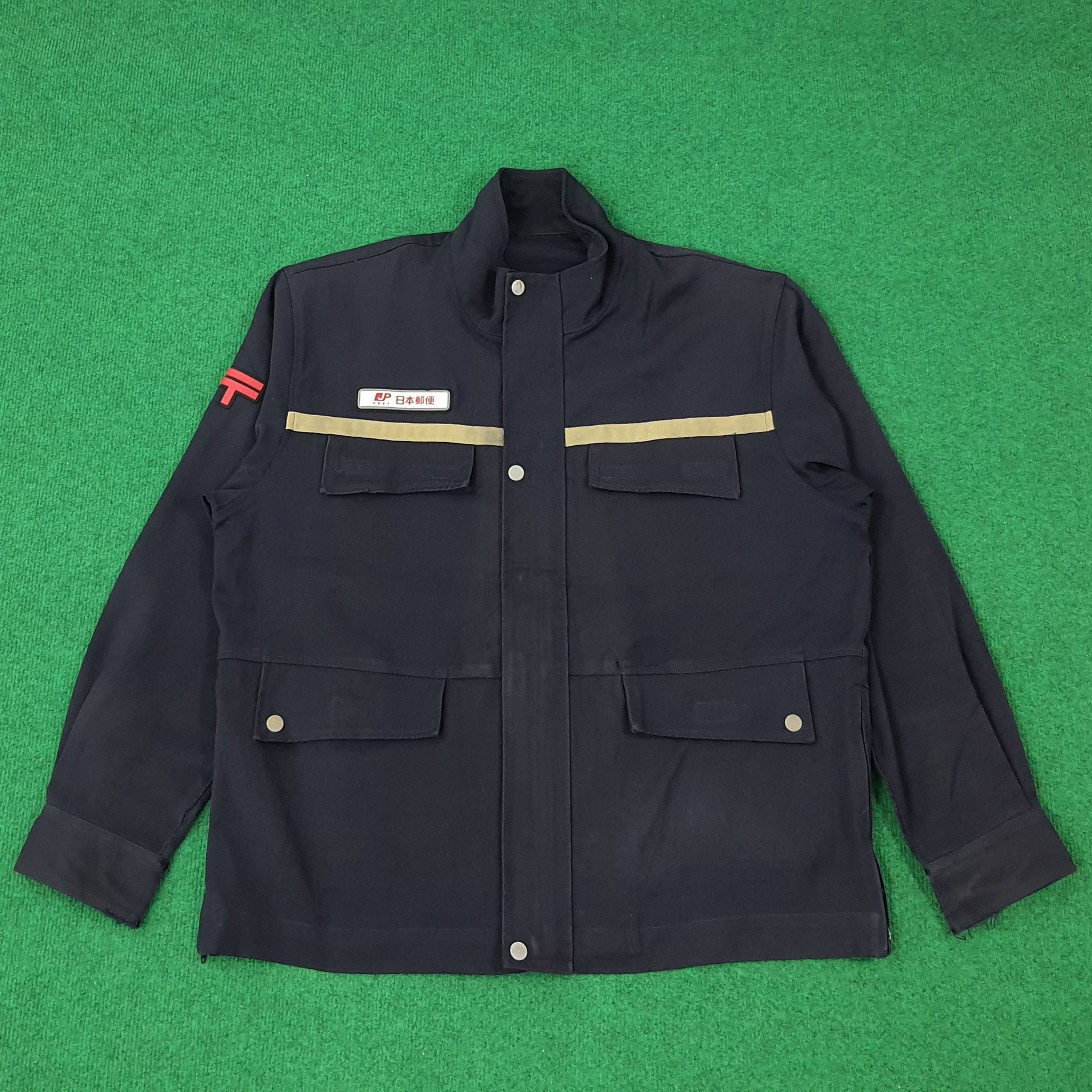 Japanese Brand × Vintage Vintage Japan Post Service Workwear Jacket C221N26 Size US L / EU 52-54 / 3 - 3 Thumbnail