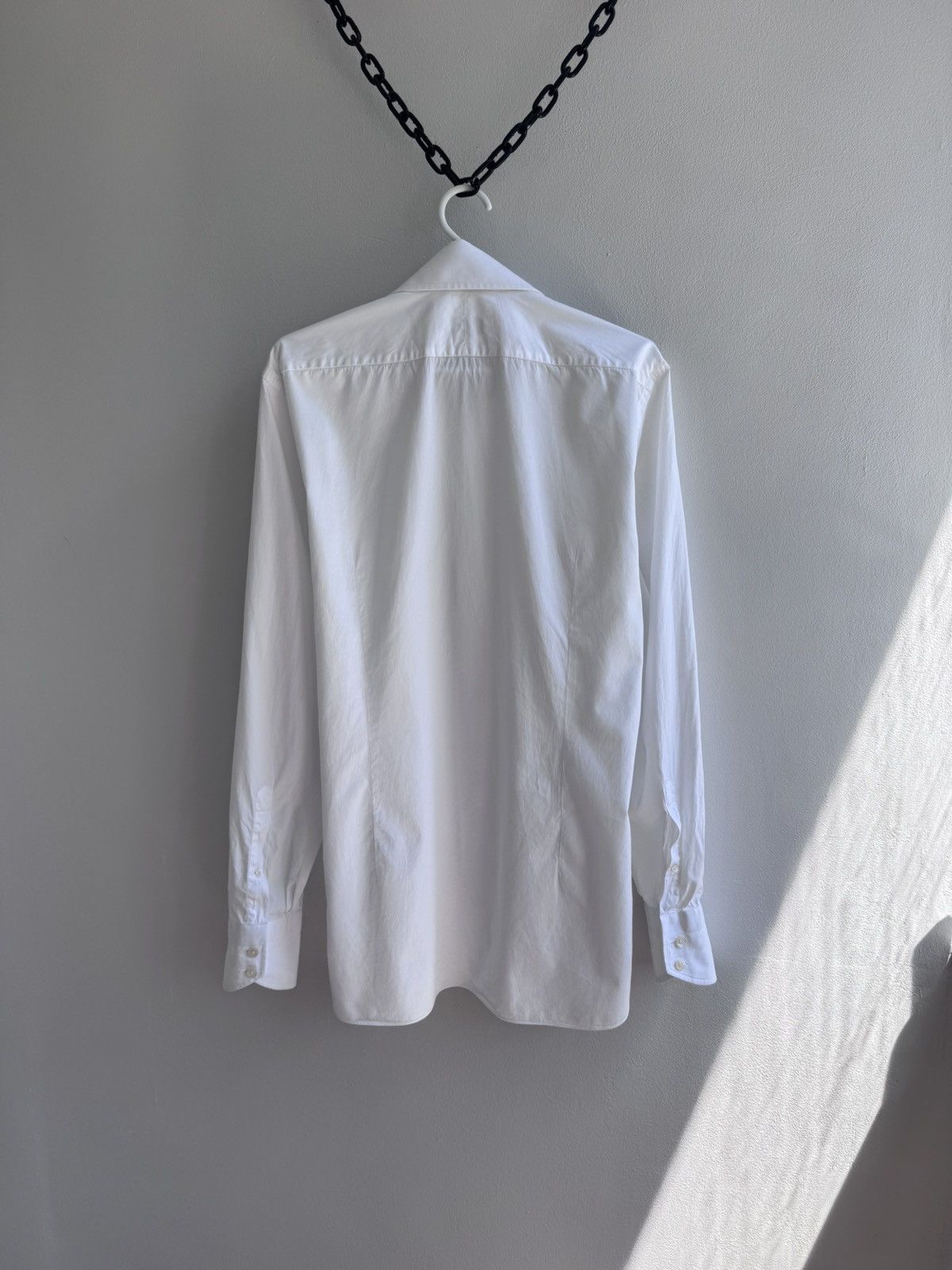Tom Ford RARE Tom Ford Men’s White Classic Shirt Luxury Designer Size US M / EU 48-50 / 2 - 13 Thumbnail