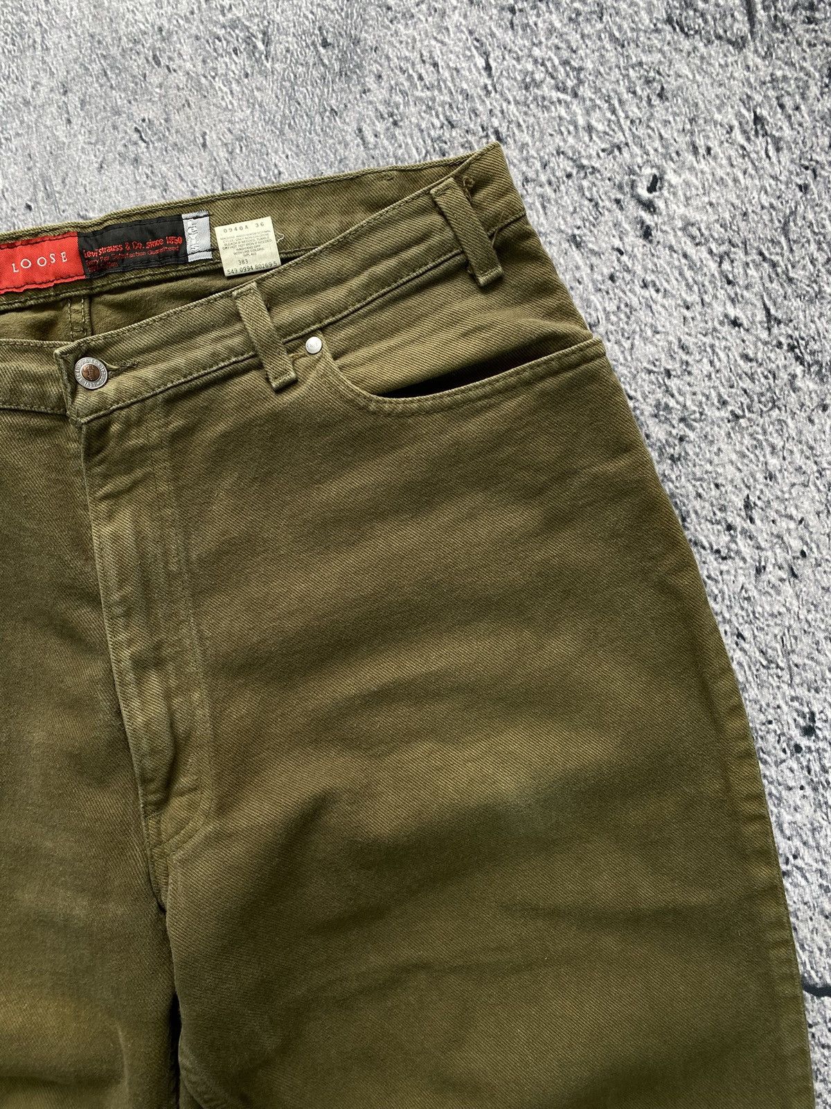 Levi's × Vintage Vintage Levi’s Silver tab Streetwear Pants denim baggy Size US 38 / EU 54 - 12 Thumbnail