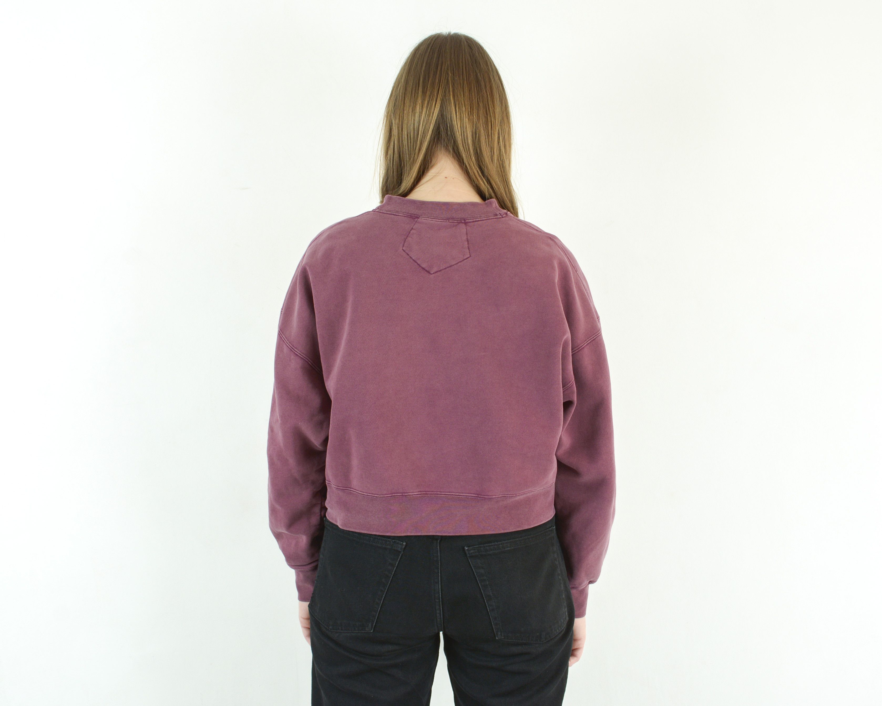 Jordan Brand × Nike × Vintage Air Jordan Loose Jumper Cropped Sweatshirt Sweater Pullover Size M / US 6-8 / IT 42-44 - 4 Thumbnail