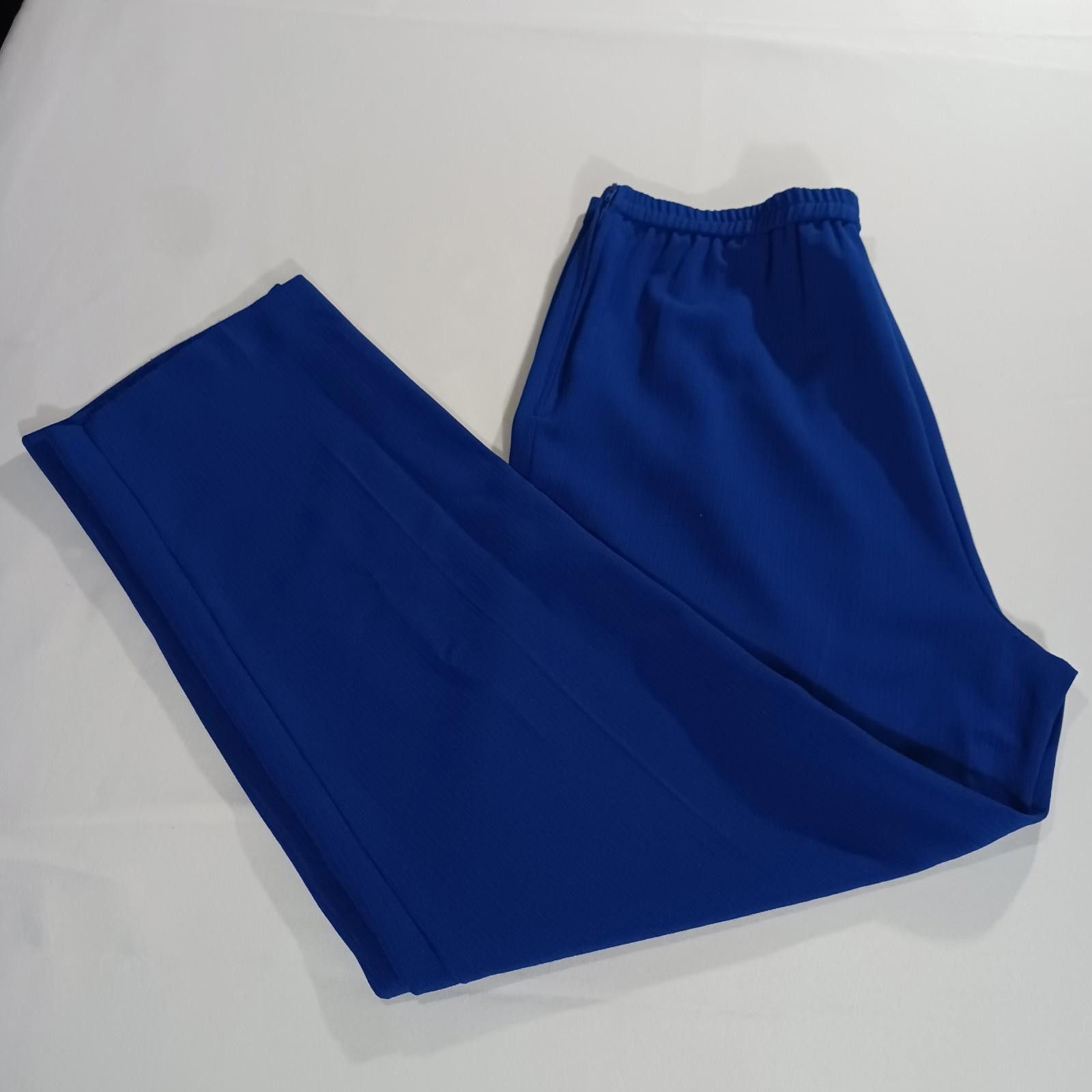 Other Sag Harbor RN#52438 Women's Blue High-Rise Pants Size 14P Size 36" / US 14 / IT 50 - 1 Thumbnail