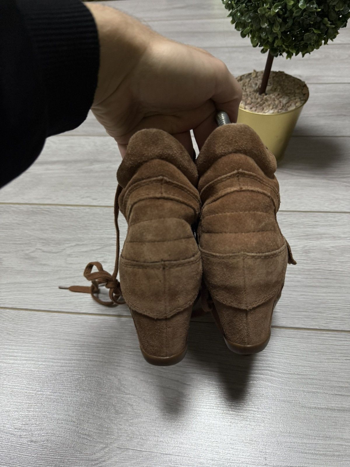 ASH ASH suede Isabel Marant style high sneakers boots vintage Size US 9 / IT 39 - 7 Thumbnail