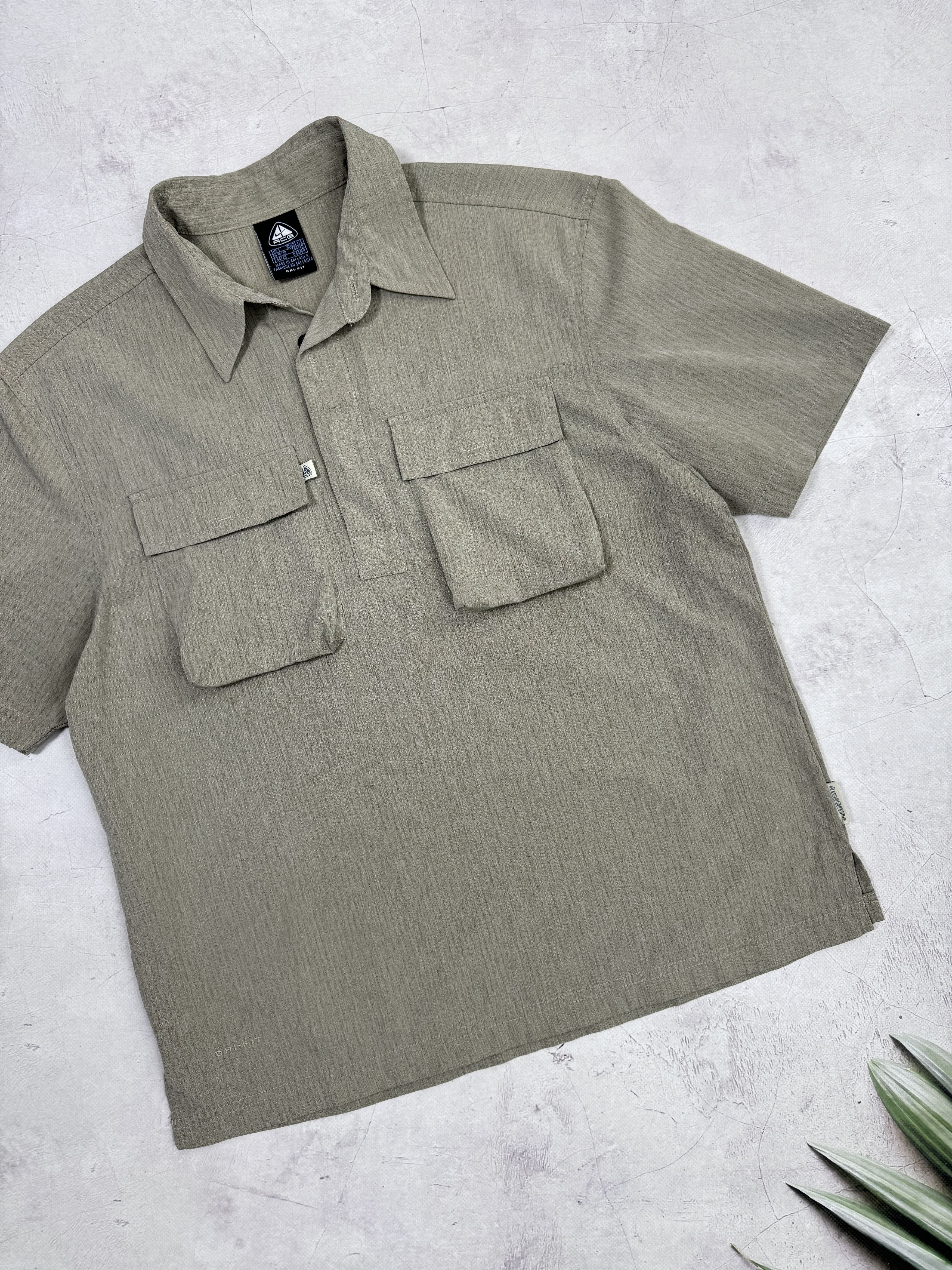 Vintage Nike ACG Shirt Front Pocket Dri-Fit Cargo Style
