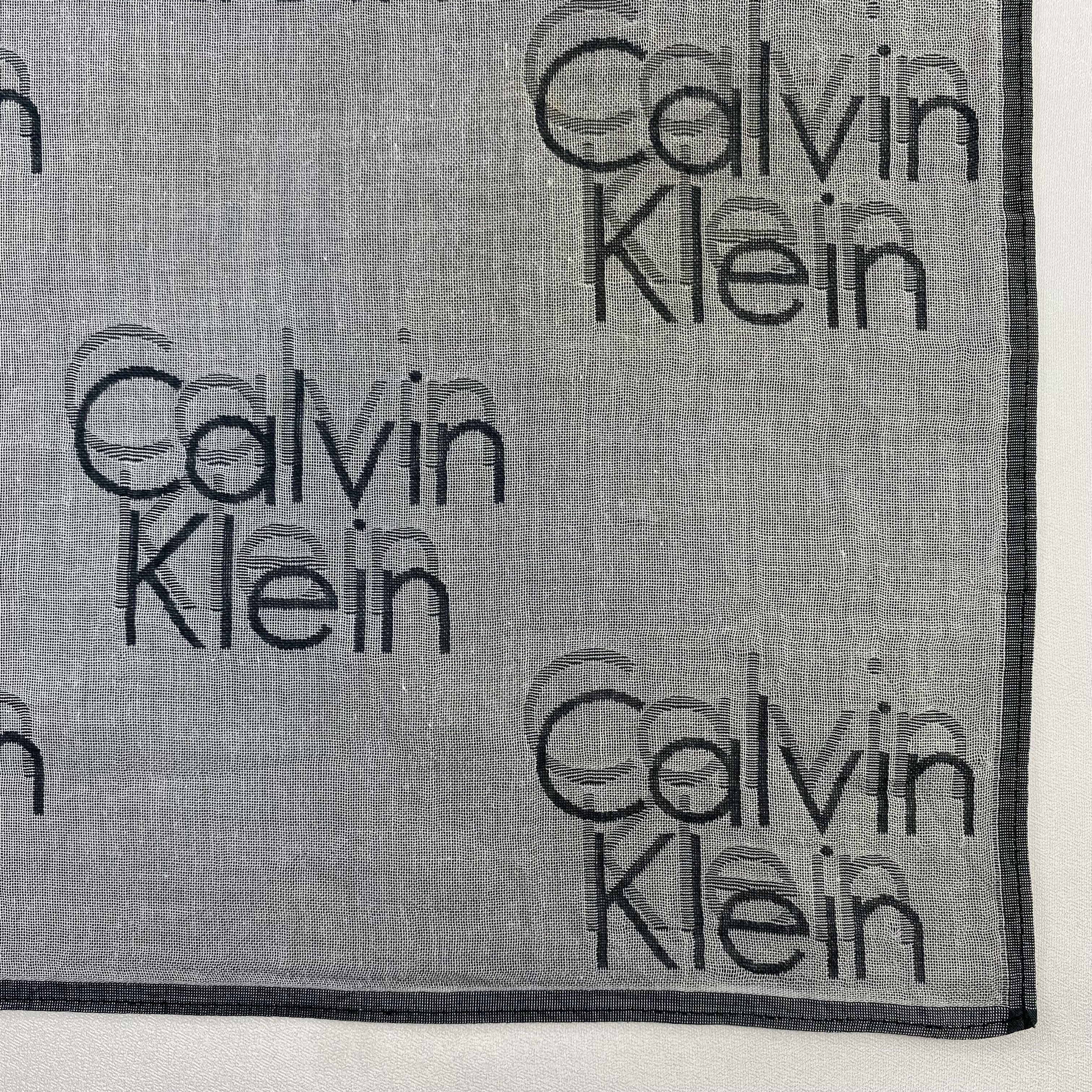 Calvin Klein × Vintage Calvin Klein Bandana/ Handkerchief / Neckerchief-P1775 Size ONE SIZE - 3 Thumbnail