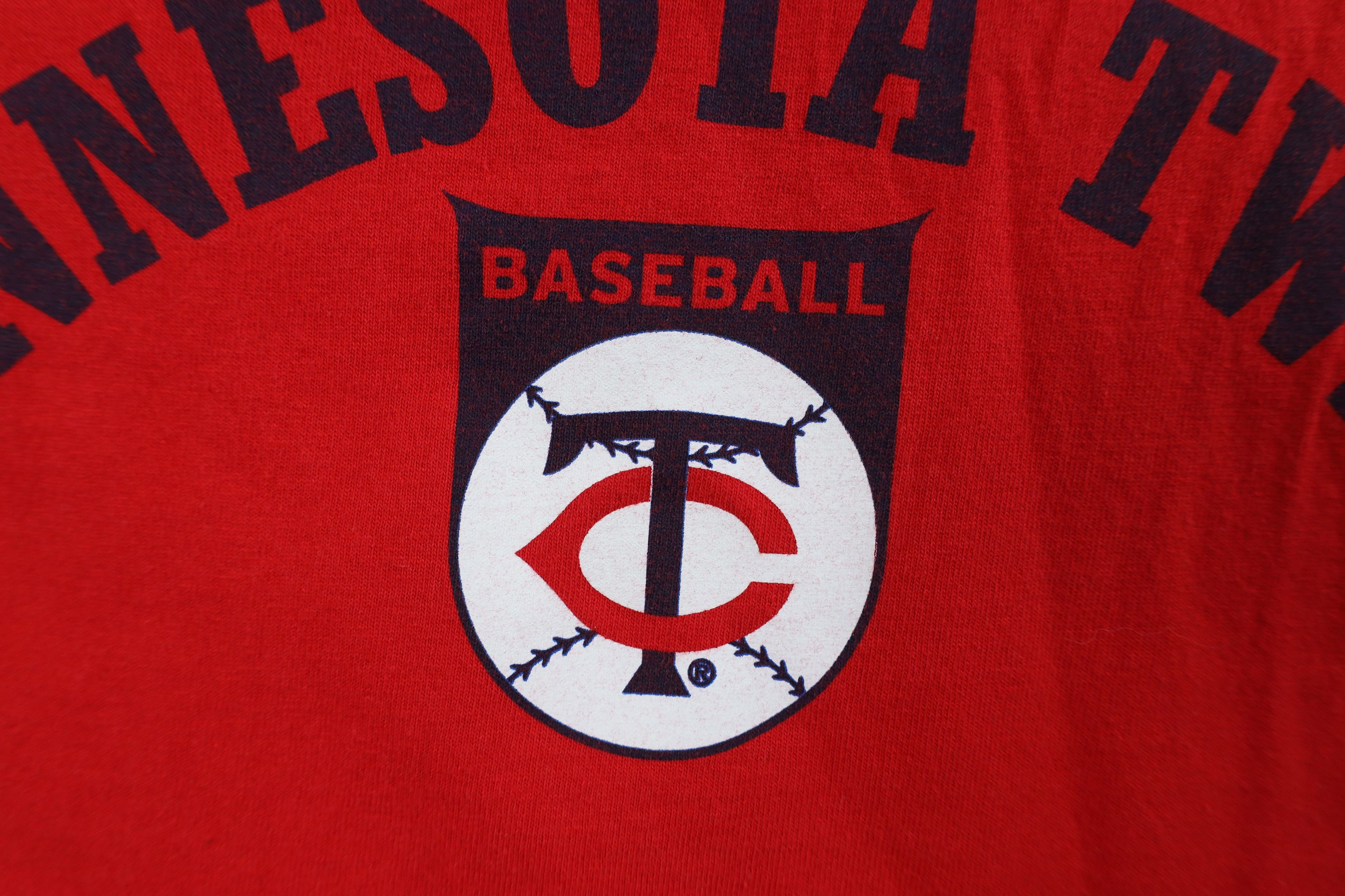 Nike Vintage Nike Swoosh Minnesota Twins Baseball T-Shirt Red Size US M / EU 48-50 / 2 - 7 Thumbnail