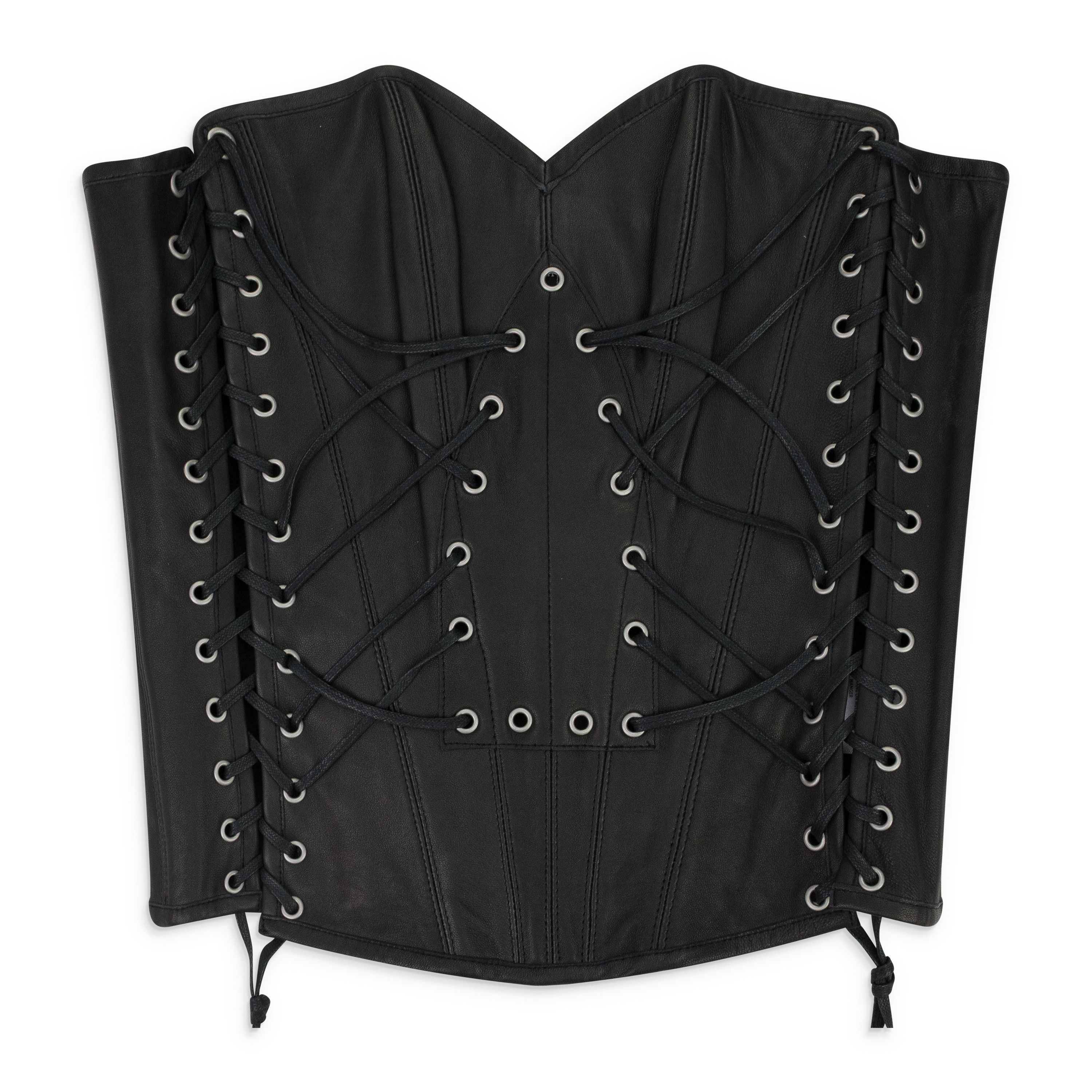 Who Decides War Who Decides War BLACK WINDOW LONGLINE CORSET SIZE L Size ONE SIZE - 1 Thumbnail