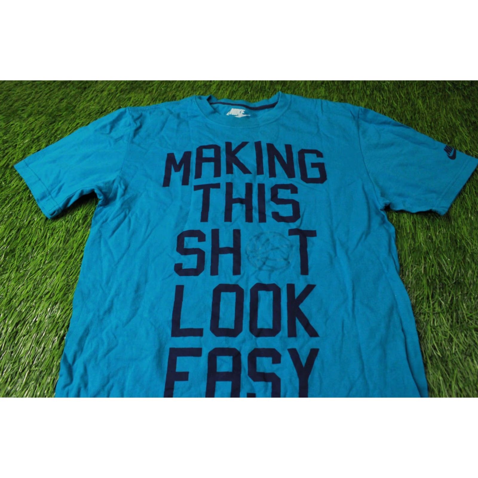 Nike Nike Basketball Regular Fit T-Shirt Men Shirt M Blue 2013 Model Nike Basketball Size US M / EU 48-50 / 2 - 2 Thumbnail