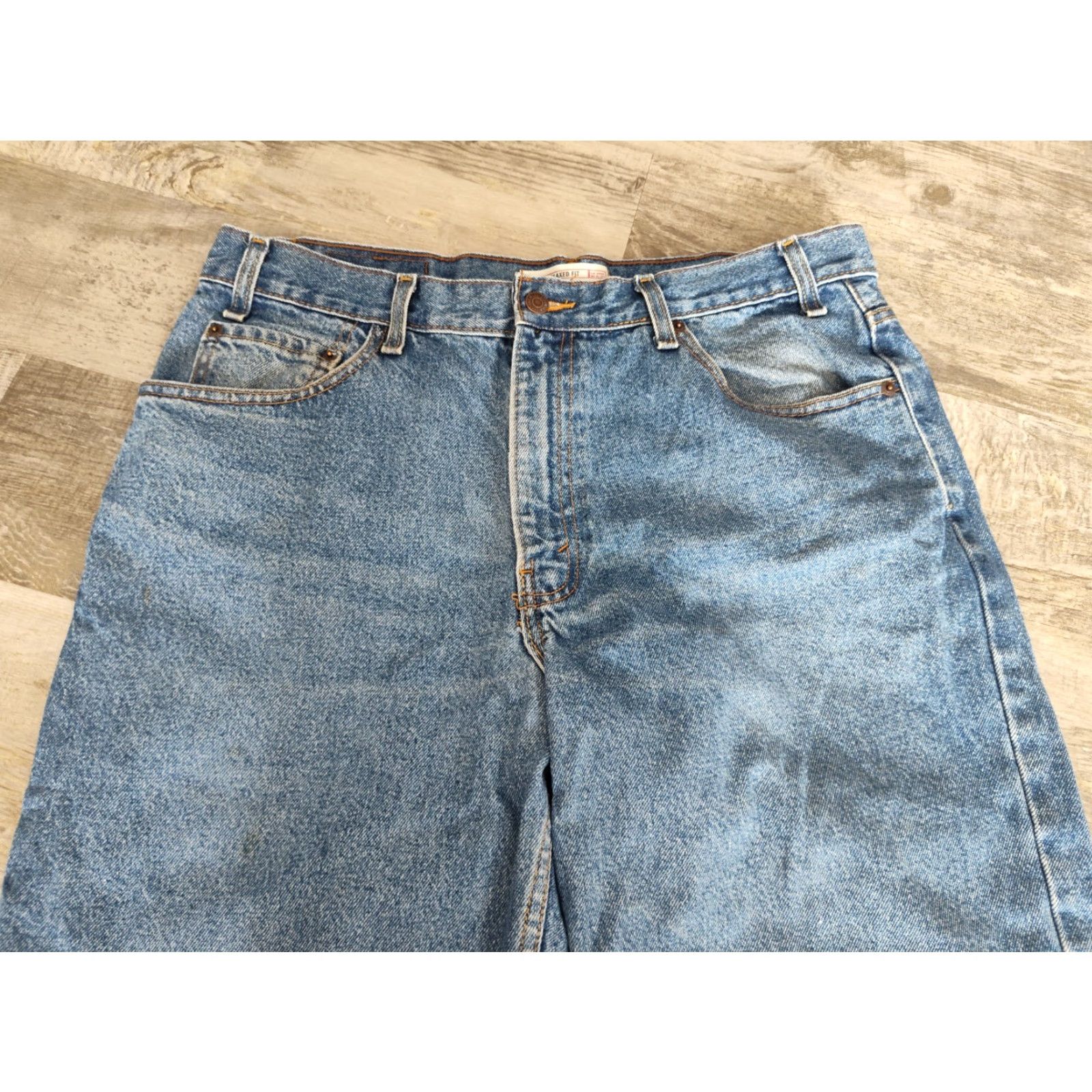 Levi's Levi's Signature Jeans Mens Relaxed Fit 36x34 Blue Denim Straight Pants Retro Hipster Size US 36 / EU 52 - 6 Thumbnail