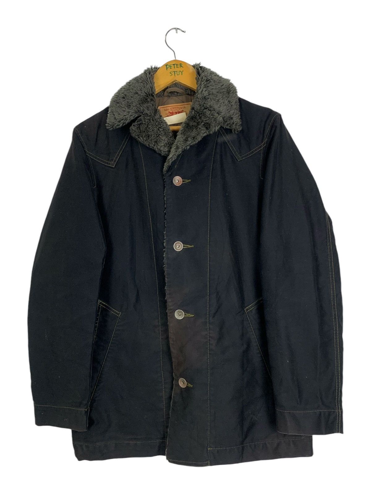 Levi's × Vintage Vintage Levis sherpa Collar Jacket Size US M / EU 48-50 / 2 - 1 Thumbnail