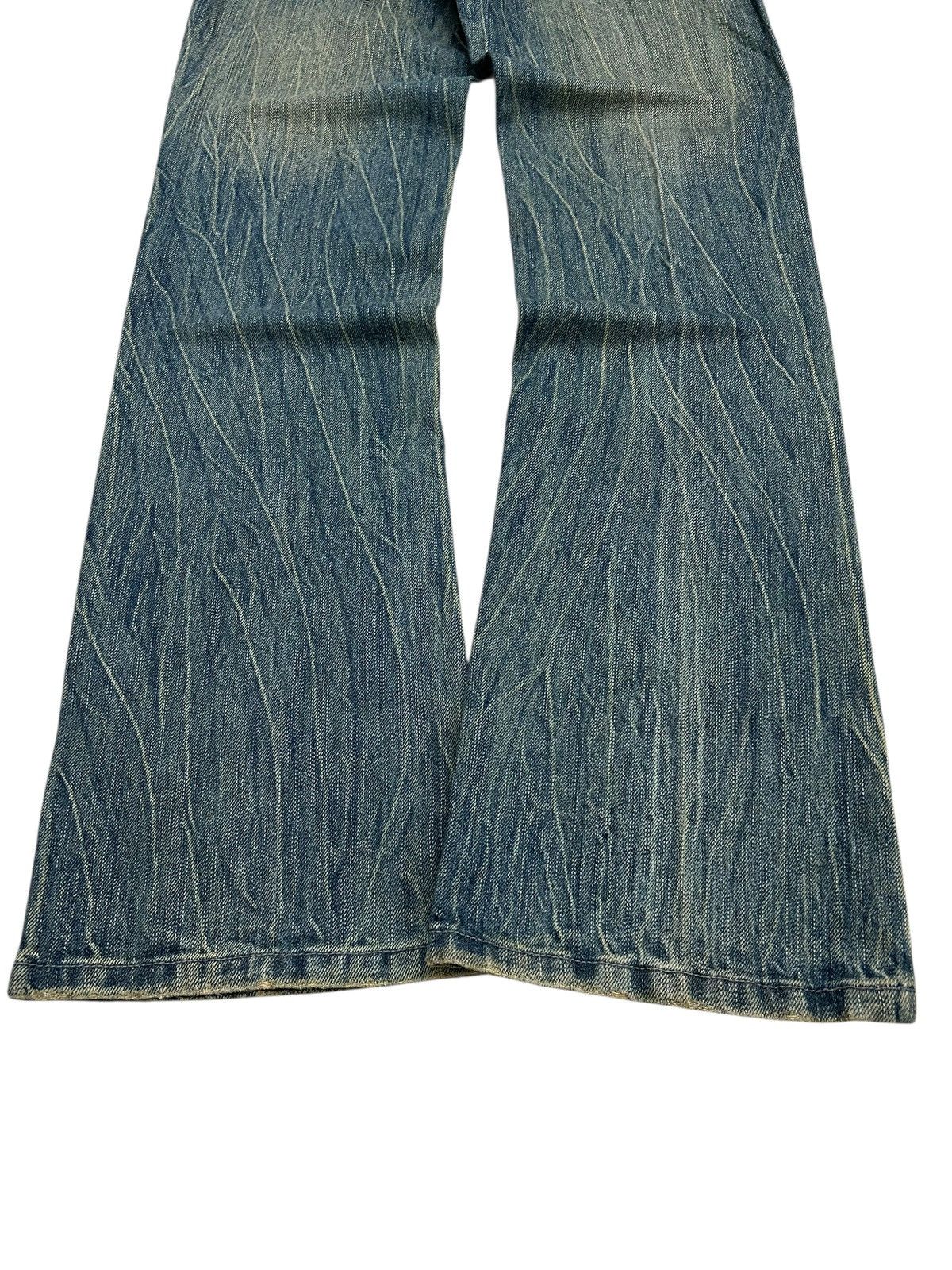Hysteric Glamour × Japanese Brand × Le Grande Bleu (L.G.B.) Japanese Brand Jean Washed Blue Way Jean Zigzag Boro Pcoket Size US 31 - 14 Thumbnail