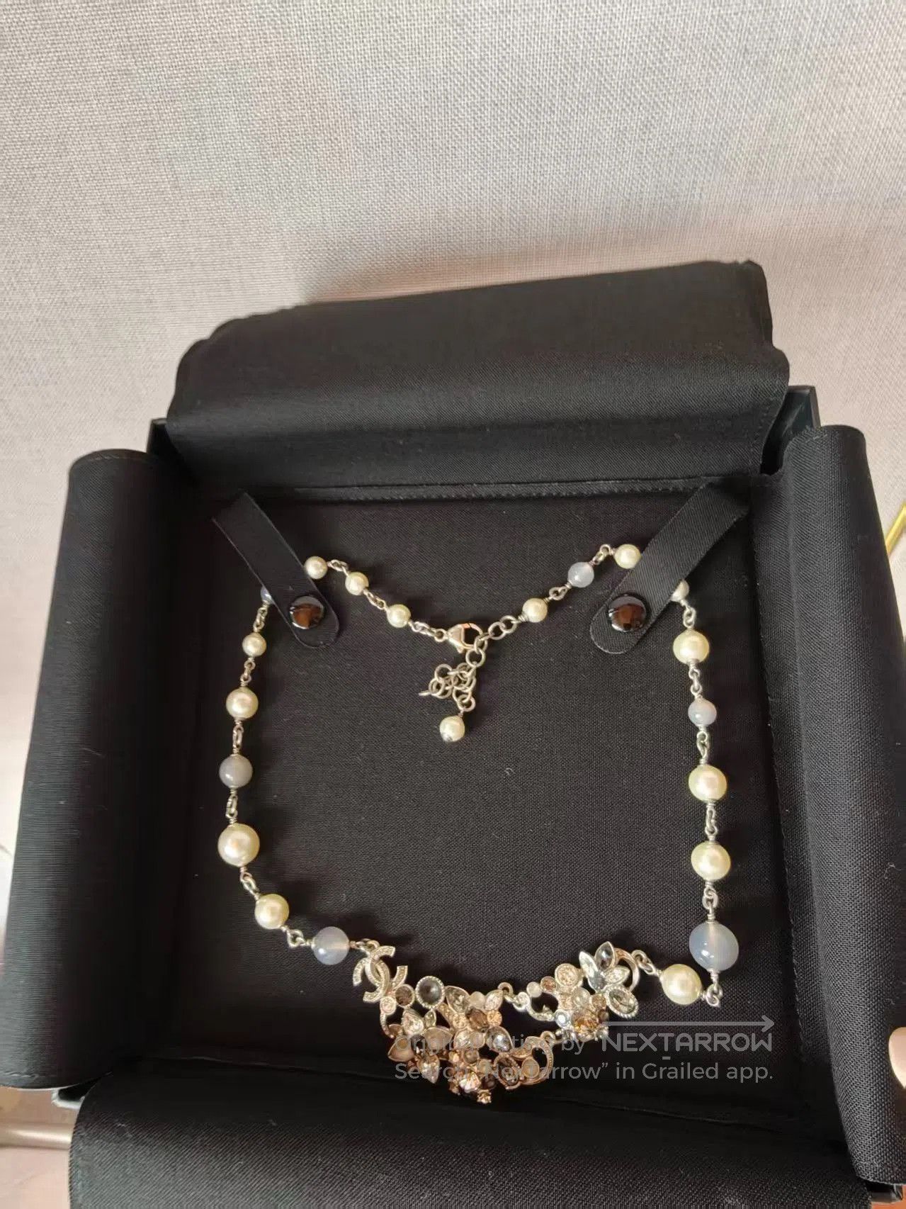 Chanel Chanel Pearl Crystal Necklace. Size ONE SIZE - 2 Thumbnail