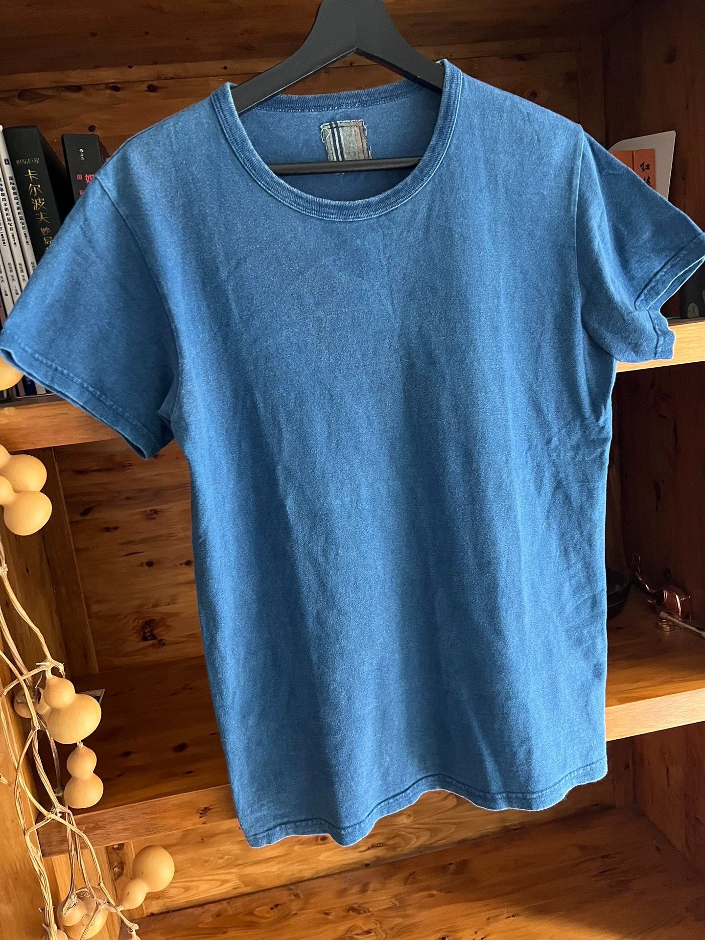 Visvim visvim ict 2015 indigo distressed short sleeve tee M Size US M / EU 48-50 / 2 - 2 Thumbnail