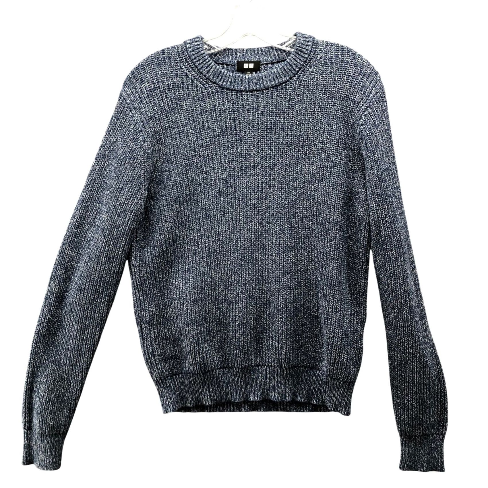 Uniqlo Uniqlo Mid Gauge Ribbed Crewneck Sweater Mens XS Blue Heather Pullover Size US XS / EU 42 / 0 - 2 Thumbnail