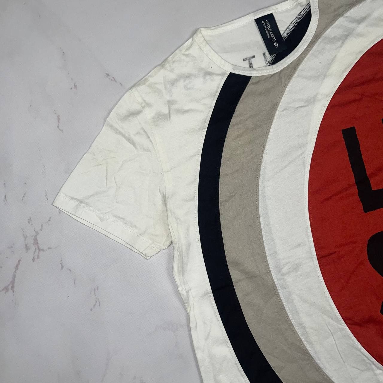 Vintage Band Tees × Vintage Other Lucky Stripe T-Shirt S Size Size US S / EU 44-46 / 1 - 4 Thumbnail
