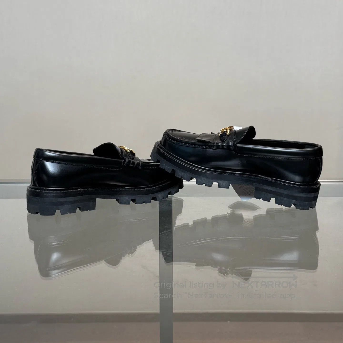 Celine CELINE Gold Label Fringed Loafers Size US 5.5 / IT 35.5 - 6 Thumbnail