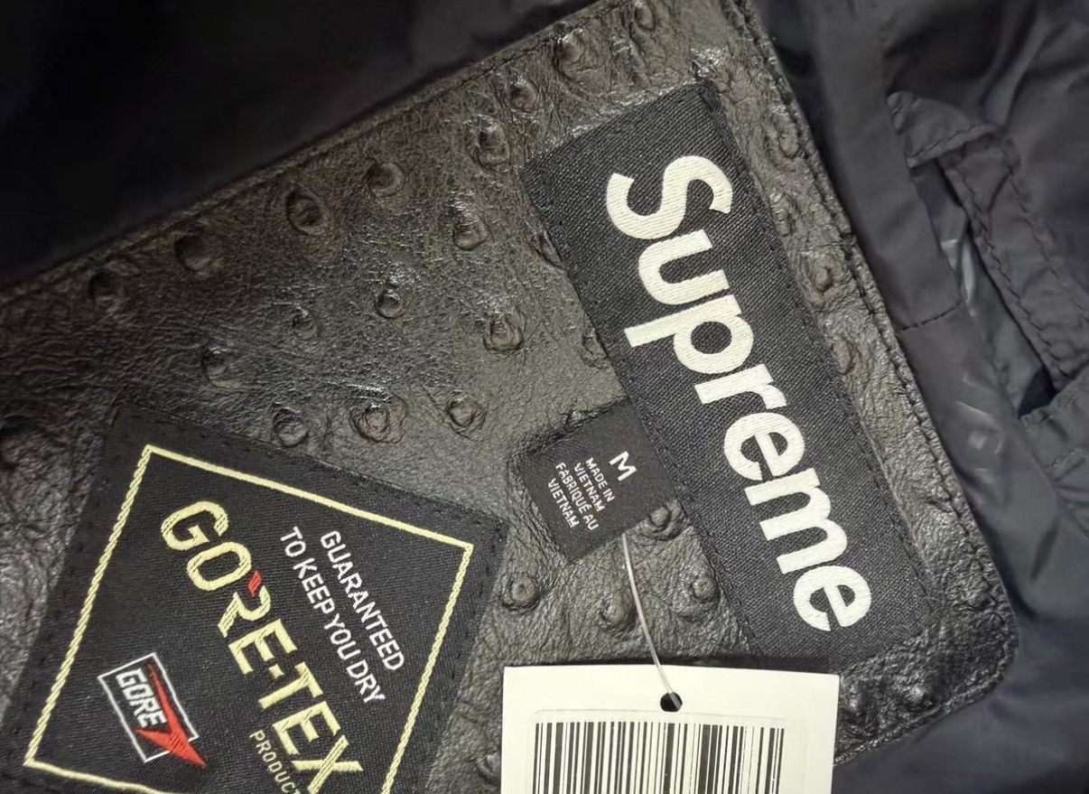 Supreme Supreme SS26 WEEK 6 GORE-TEX Ostrich Leather Jacket J34 Size US M / EU 48-50 / 2 - 3 Thumbnail
