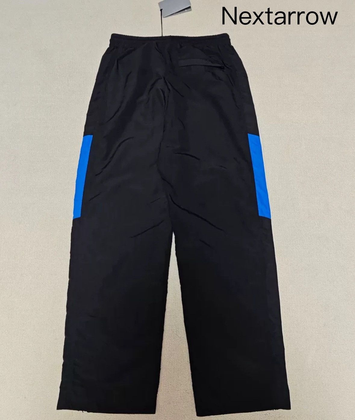 Balenciaga Balenciaga 22SS SportyB Black and Blue Patched Baggy Pants Size US 36 / EU 52 - 2 Thumbnail