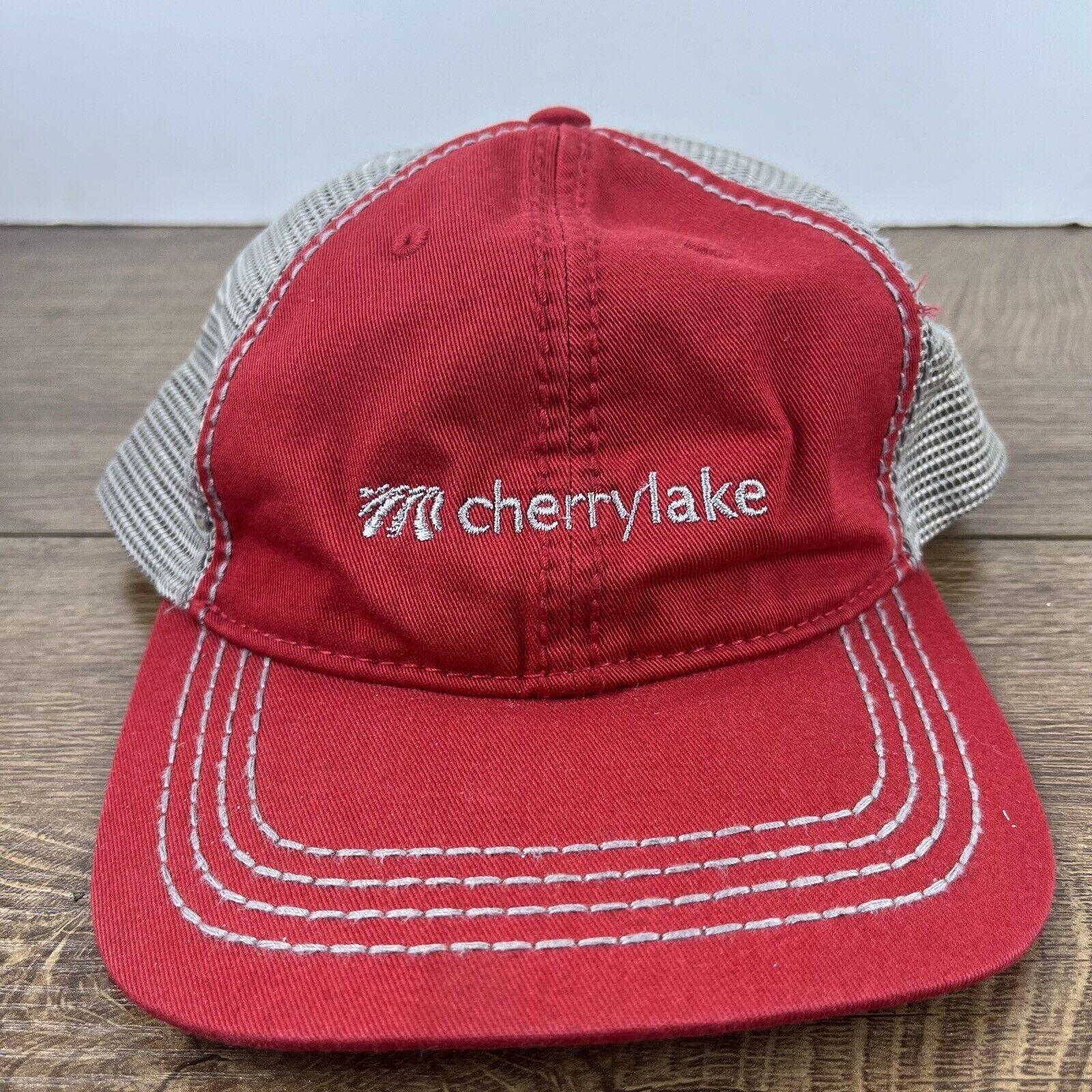 Other Cherry Lake Hat Cherry Lake Cap Adjustable Hat Red Hat Adult Size ONE SIZE - 3 Thumbnail