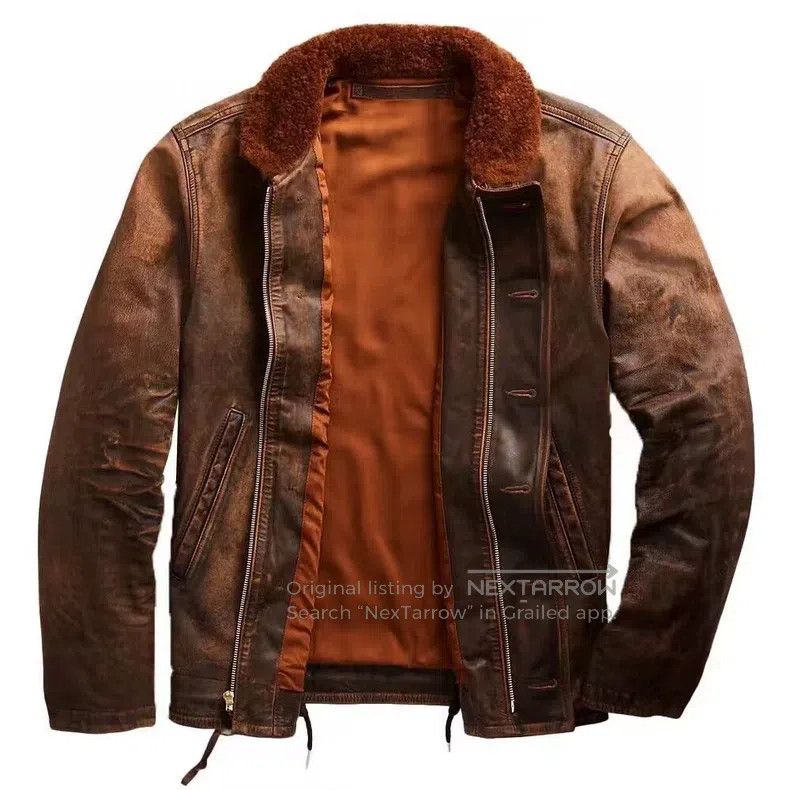 RRL Ralph Lauren RRL Ralph Lauren Short deck vintage leather jacket Size US M / EU 48-50 / 2 - 2 Thumbnail