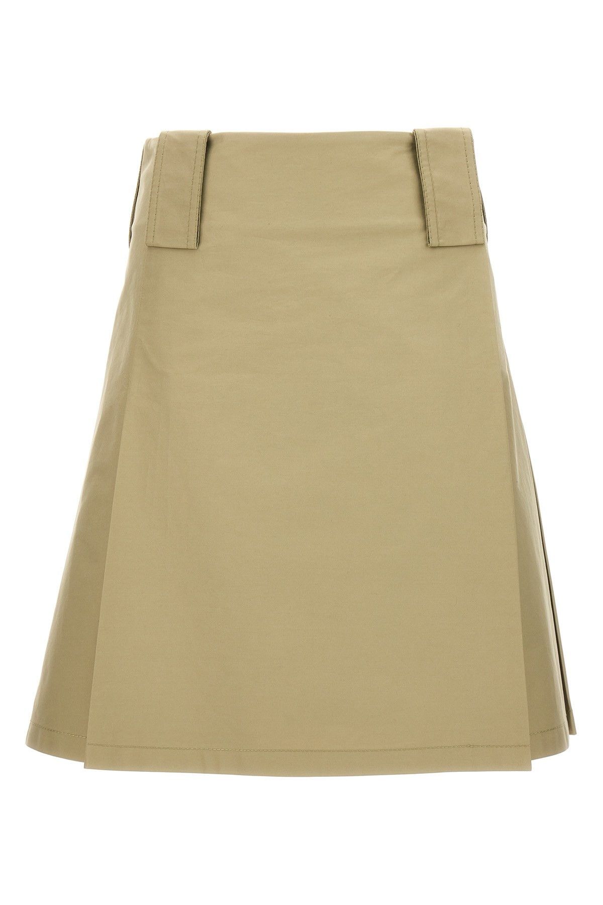 image of Burberry Pleated Skirt in Beige, Women's (Size 25)