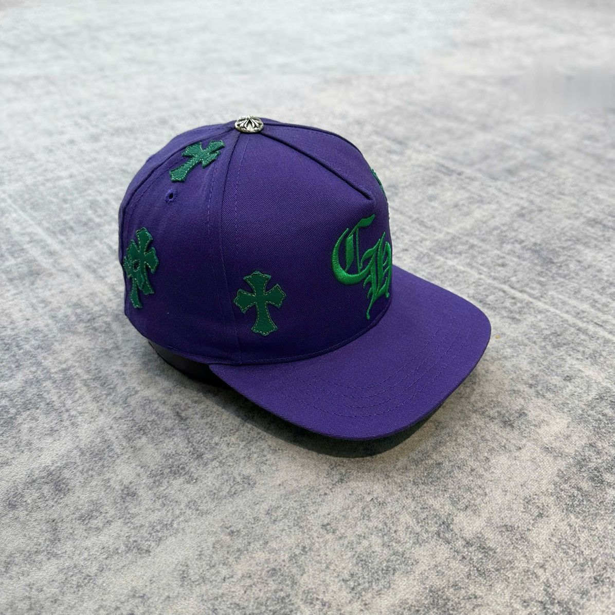 Chrome Hearts Chrome Hearts Baseball Cap Cotton x Polyester purple Size ONE SIZE - 2 Thumbnail