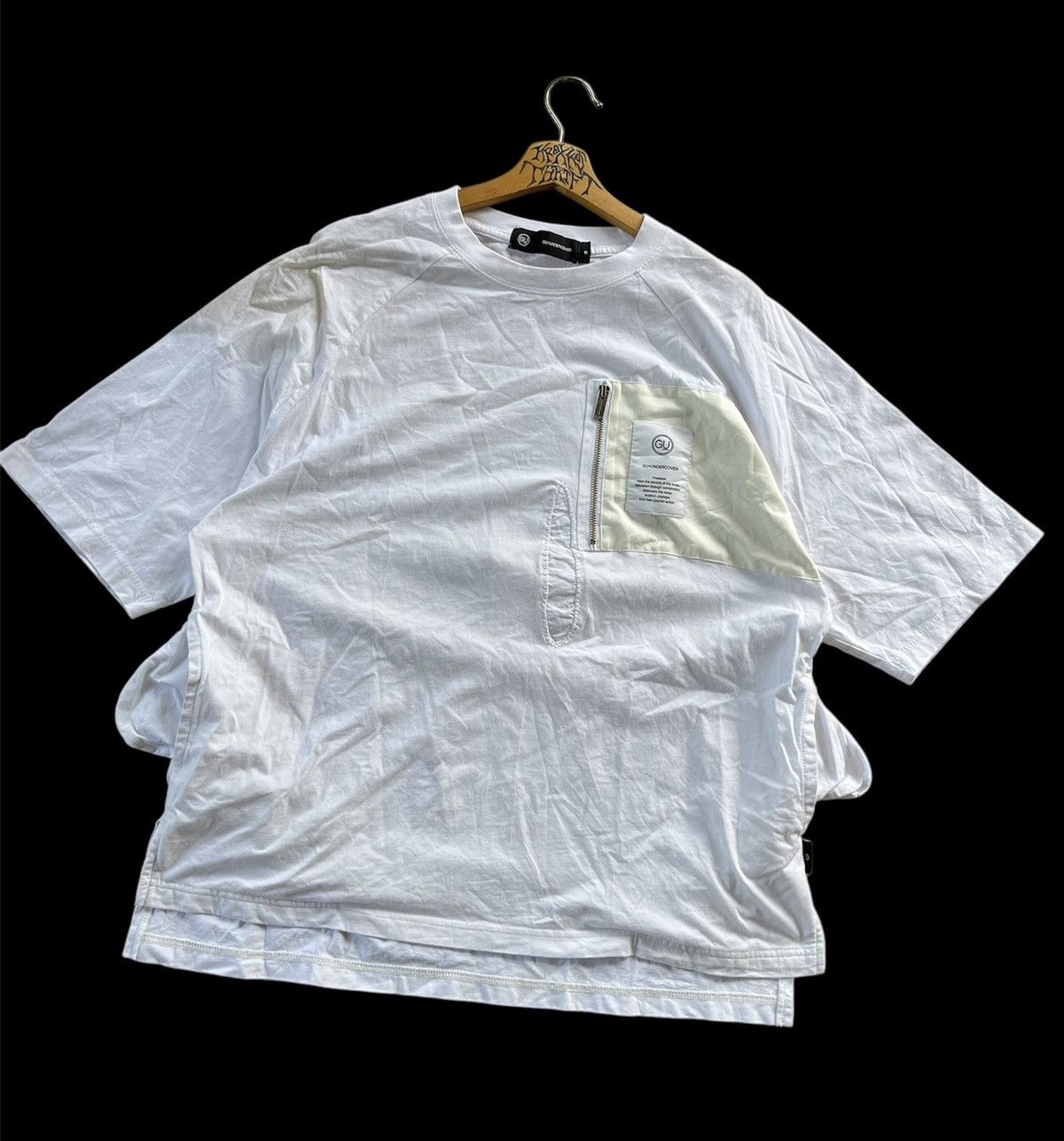 GU × Japanese Brand × Undercover GU X UNDERCOVER SASHIKO CUSTOME SINGLE POCKET TEE Size US M / EU 48-50 / 2 - 1 Thumbnail
