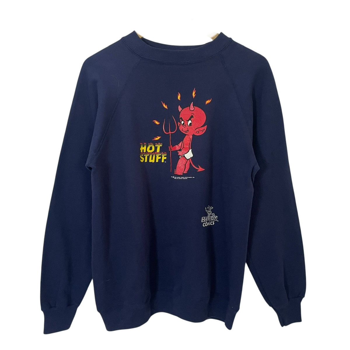 Marvel Comics Vintage 90s Hot Stuff Little Devil Harvey Comics Sweatshirt Size US M / EU 48-50 / 2 - 1 Thumbnail