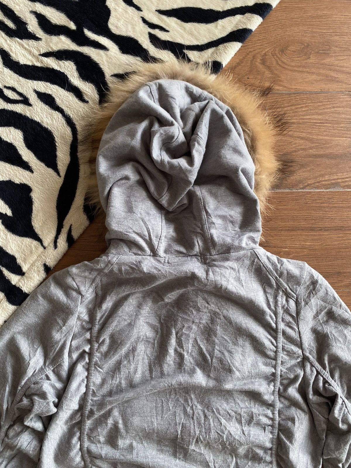 Beauty Beast × If Six Was Nine × Le Grande Bleu (L.G.B.) Pendora Fur Zip Hoodie Seditionaries Size US L / EU 52-54 / 3 - 12 Thumbnail