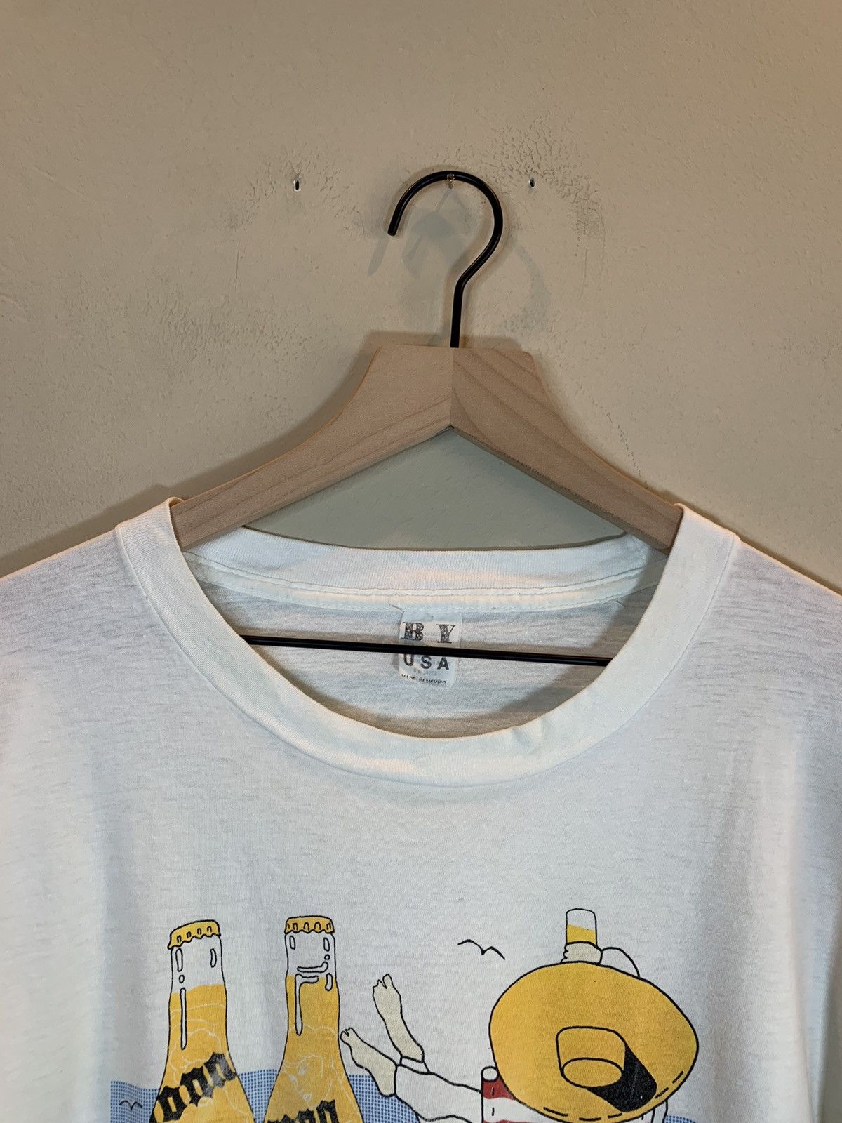 RARE* Vintage 70’s Corona Beer Beach Art Single Stitch Shirt