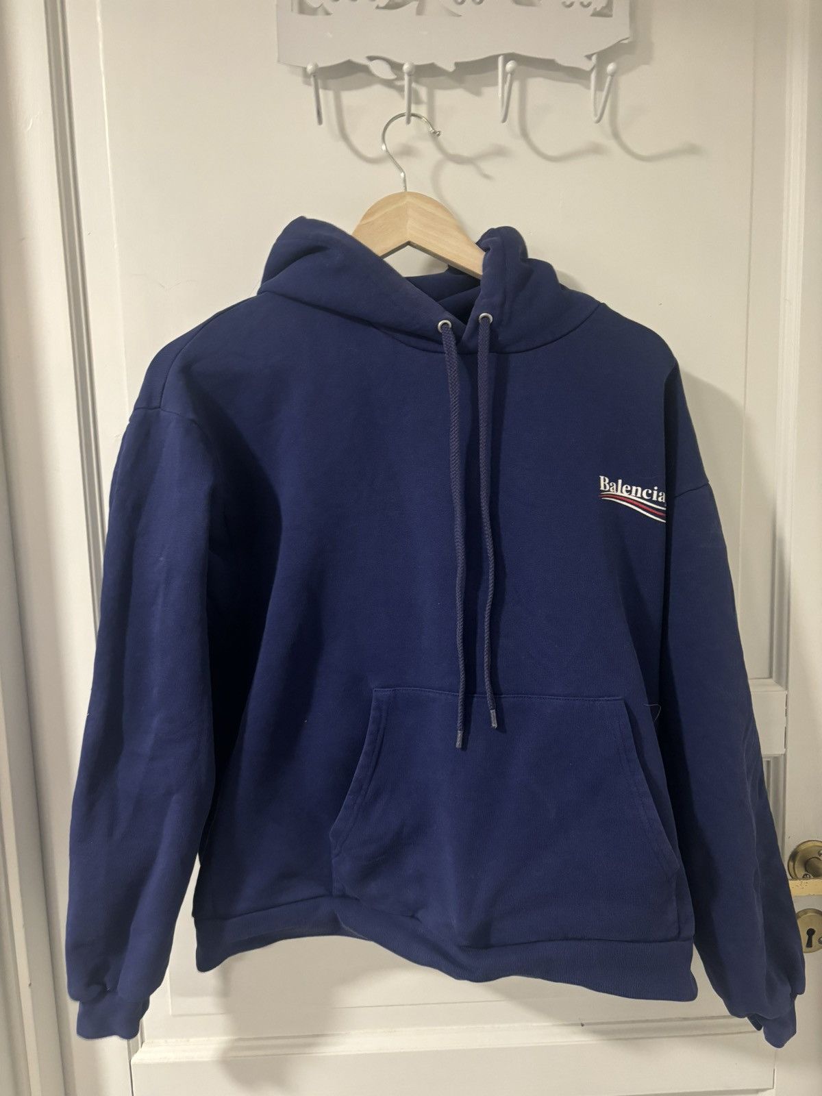 Balenciaga Logo hoodie Size US M / EU 48-50 / 2 - 2 Thumbnail