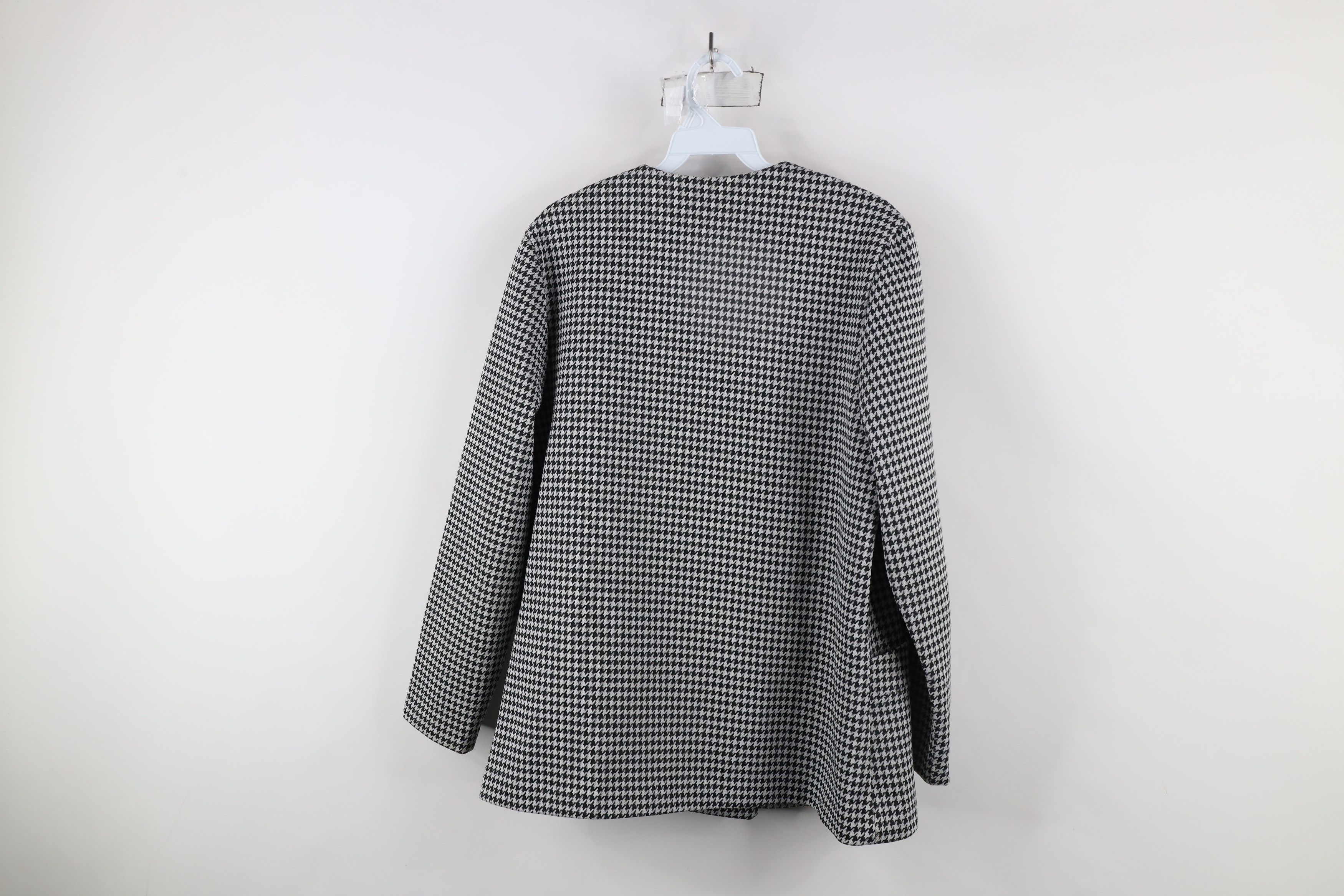 Vintage Vintage 90s Streetwear Knit One Button Blazer Jacket USA Size XL / US 12-14 / IT 48-50 - 12 Thumbnail