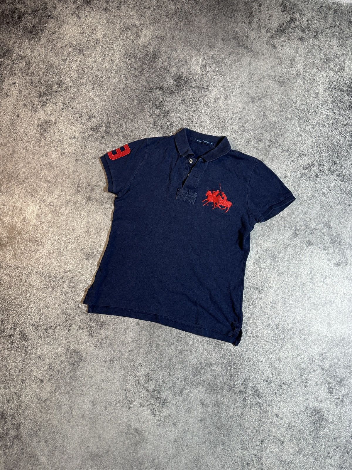 Polo Ralph Lauren × Vintage Vintage Polo Ralph Lauren 3 Logo Polos Streetwear VTg Rare M Size M / US 6-8 / IT 42-44 - 1 Thumbnail