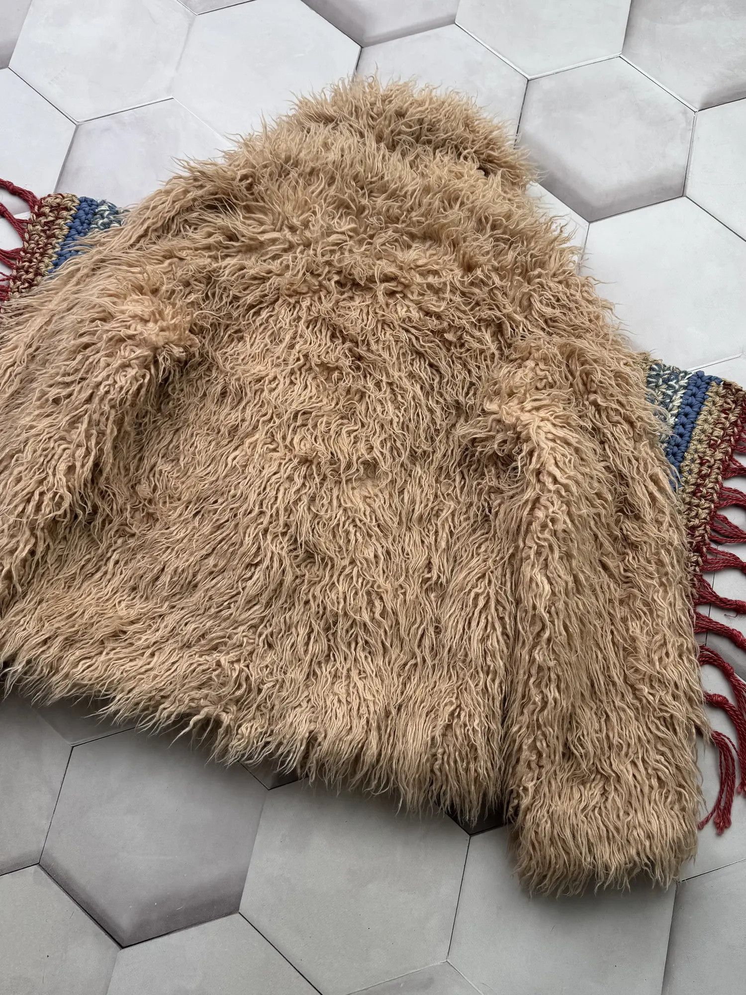 Vintage Y2K Faux Fur Short Jacket (E4) Size S / US 4 / IT 40 - 10 Thumbnail